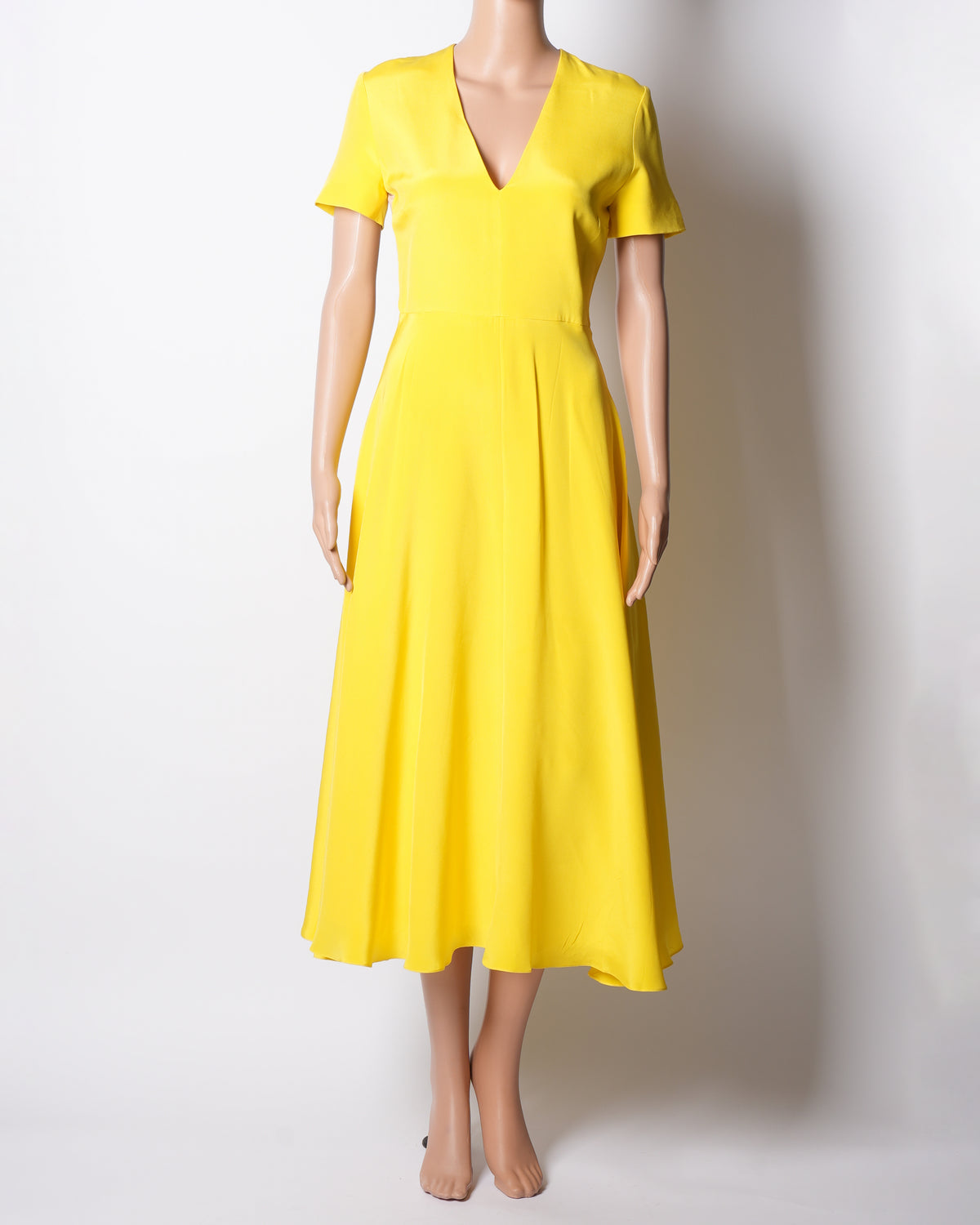 Roksanda Butter Yellow Silk Dress for Women