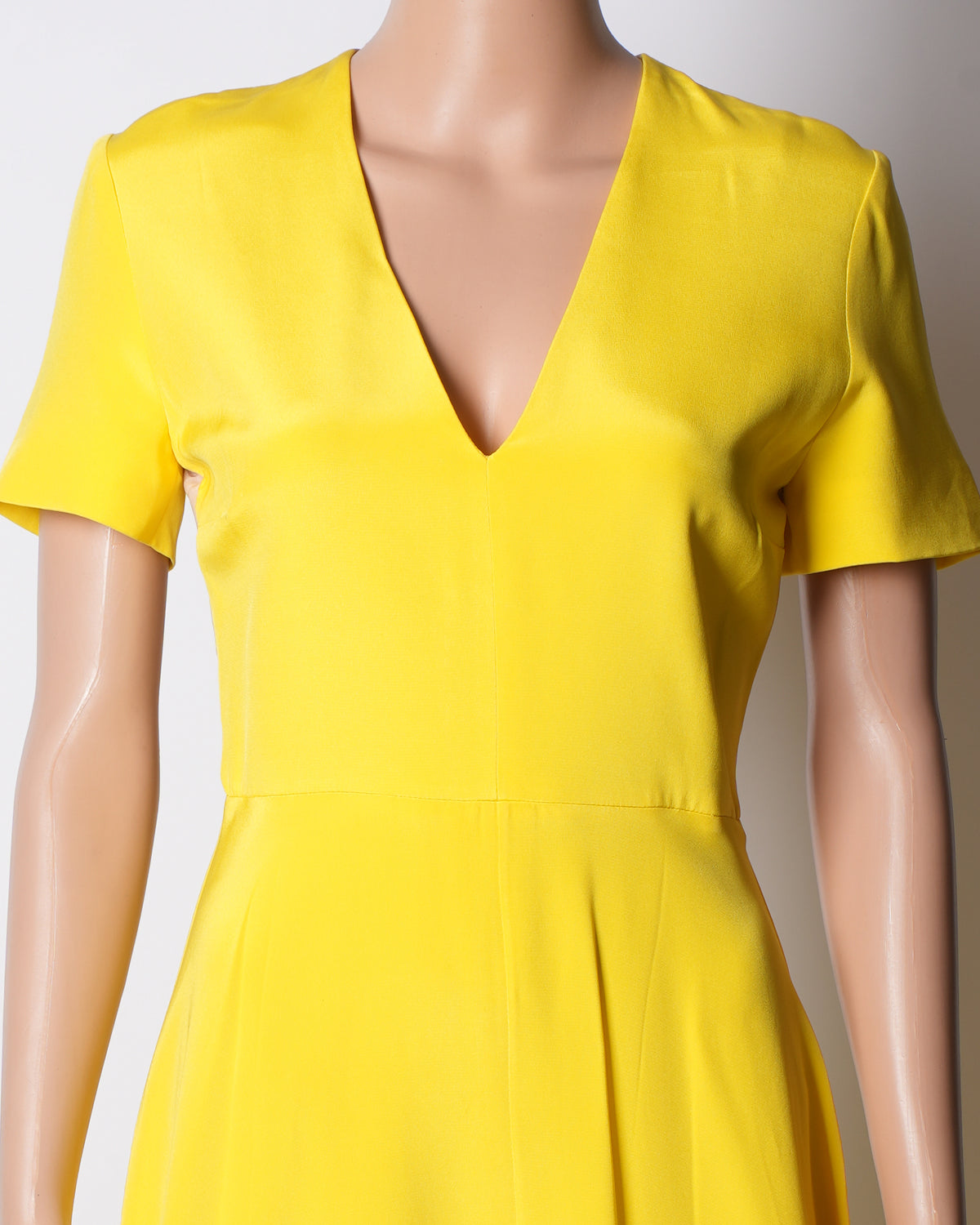 Roksanda Butter Yellow Silk Dress for Women