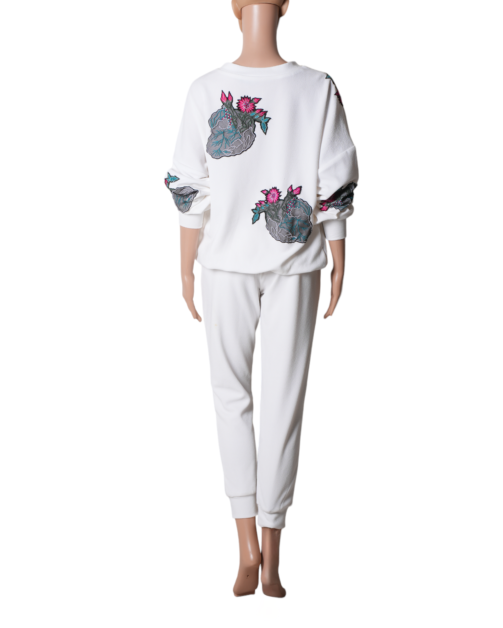 Shivan & Narresh Wilding 20's Series White Floral Cord-Set