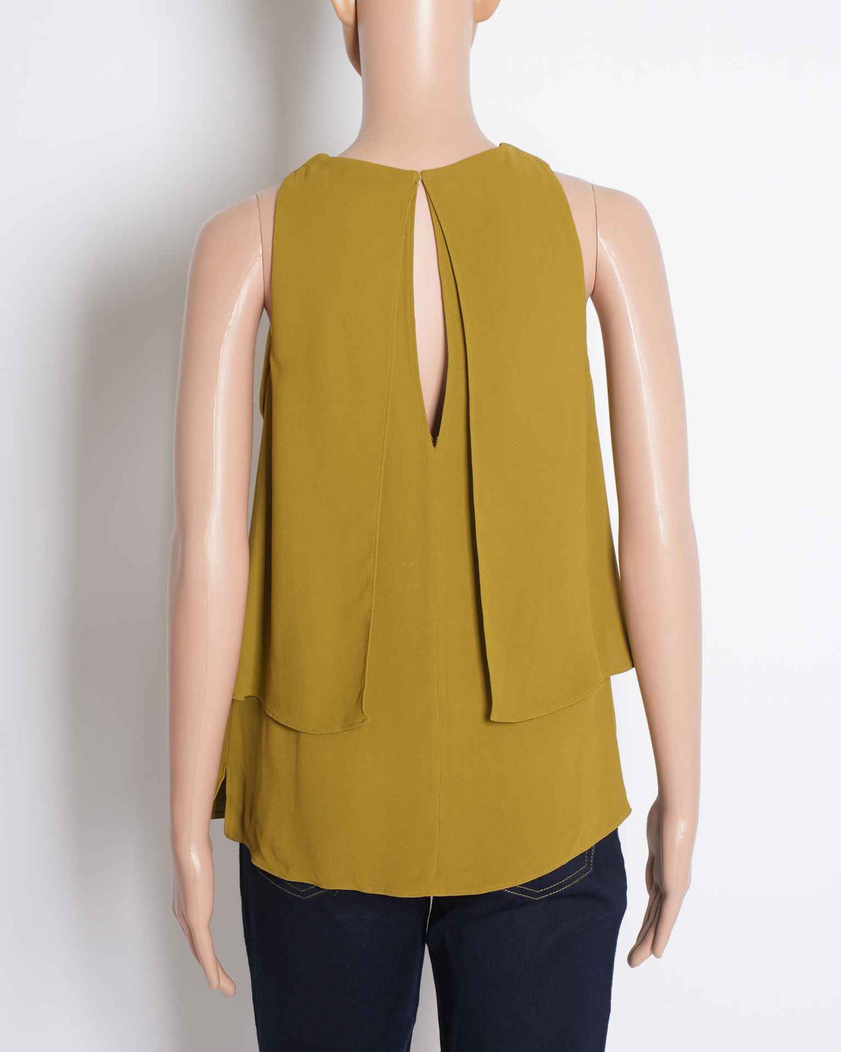 Massimo Dutti Mustard Vest Top