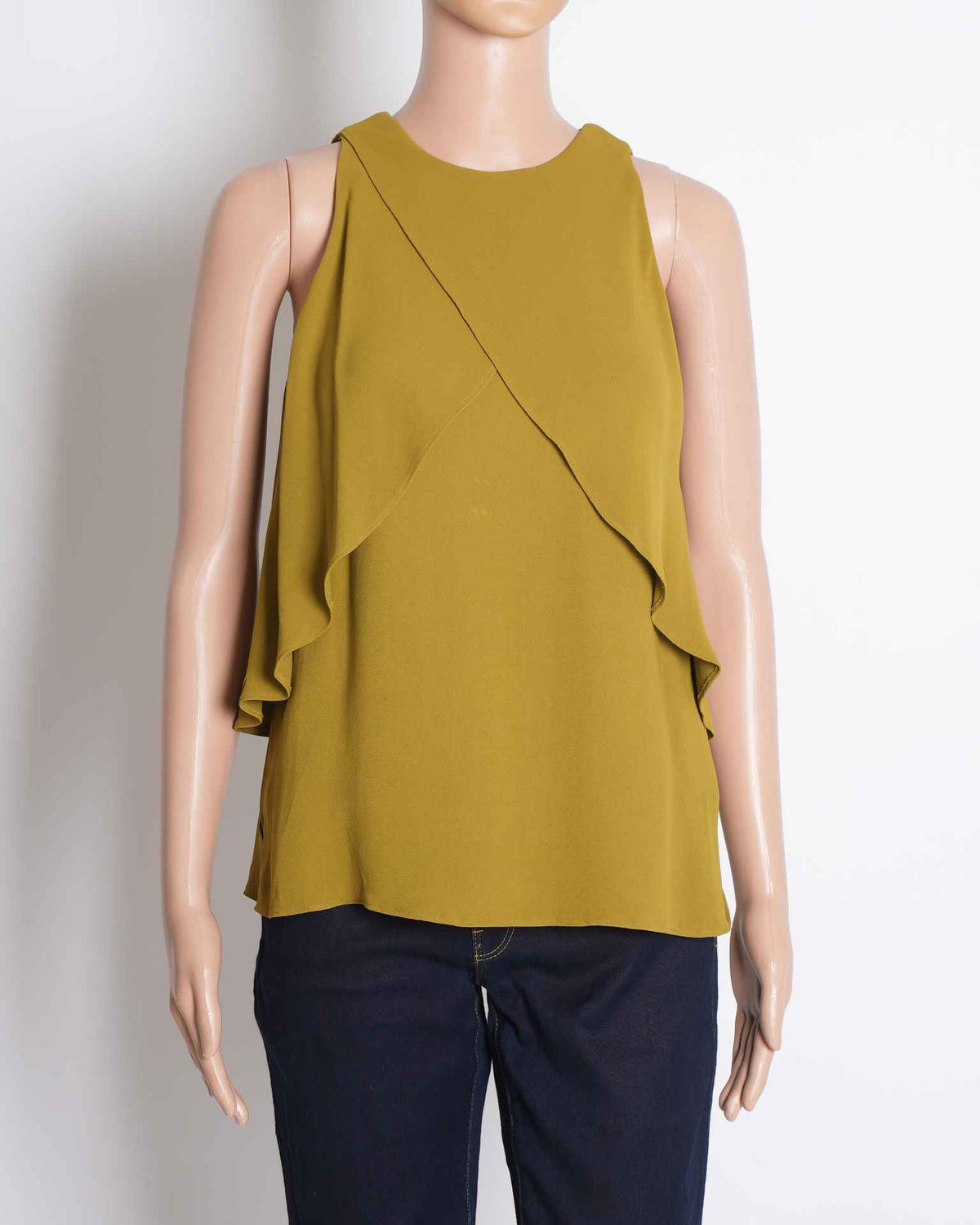 Massimo Dutti Mustard Vest Top