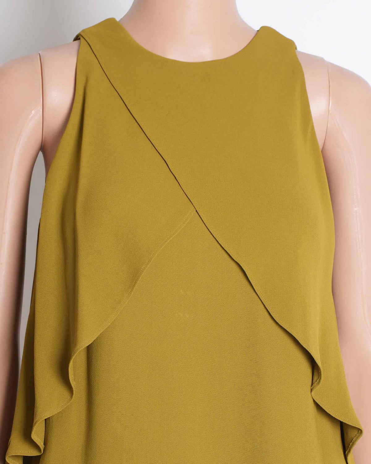 Massimo Dutti Mustard Vest Top
