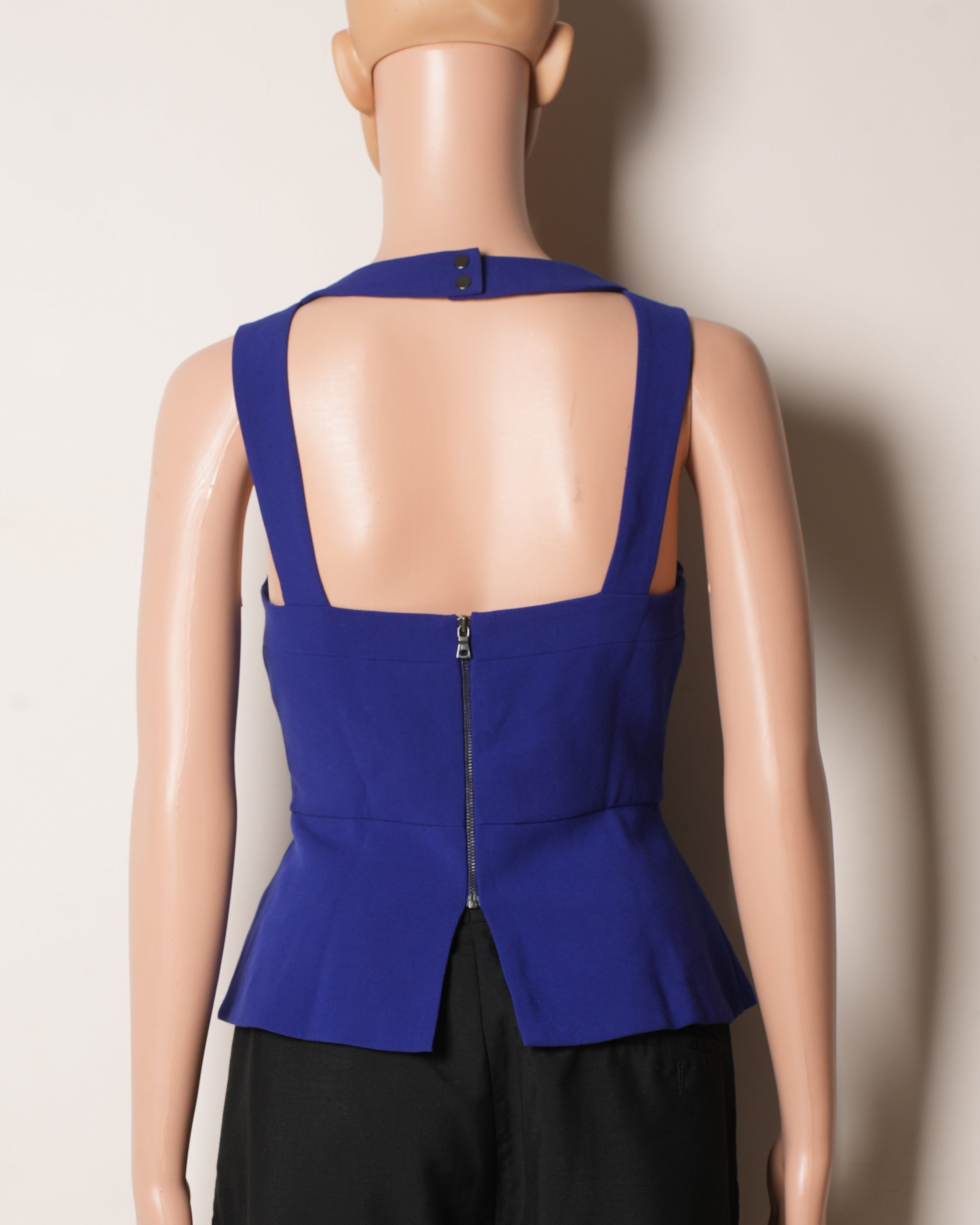 BCBG Blue Blouse