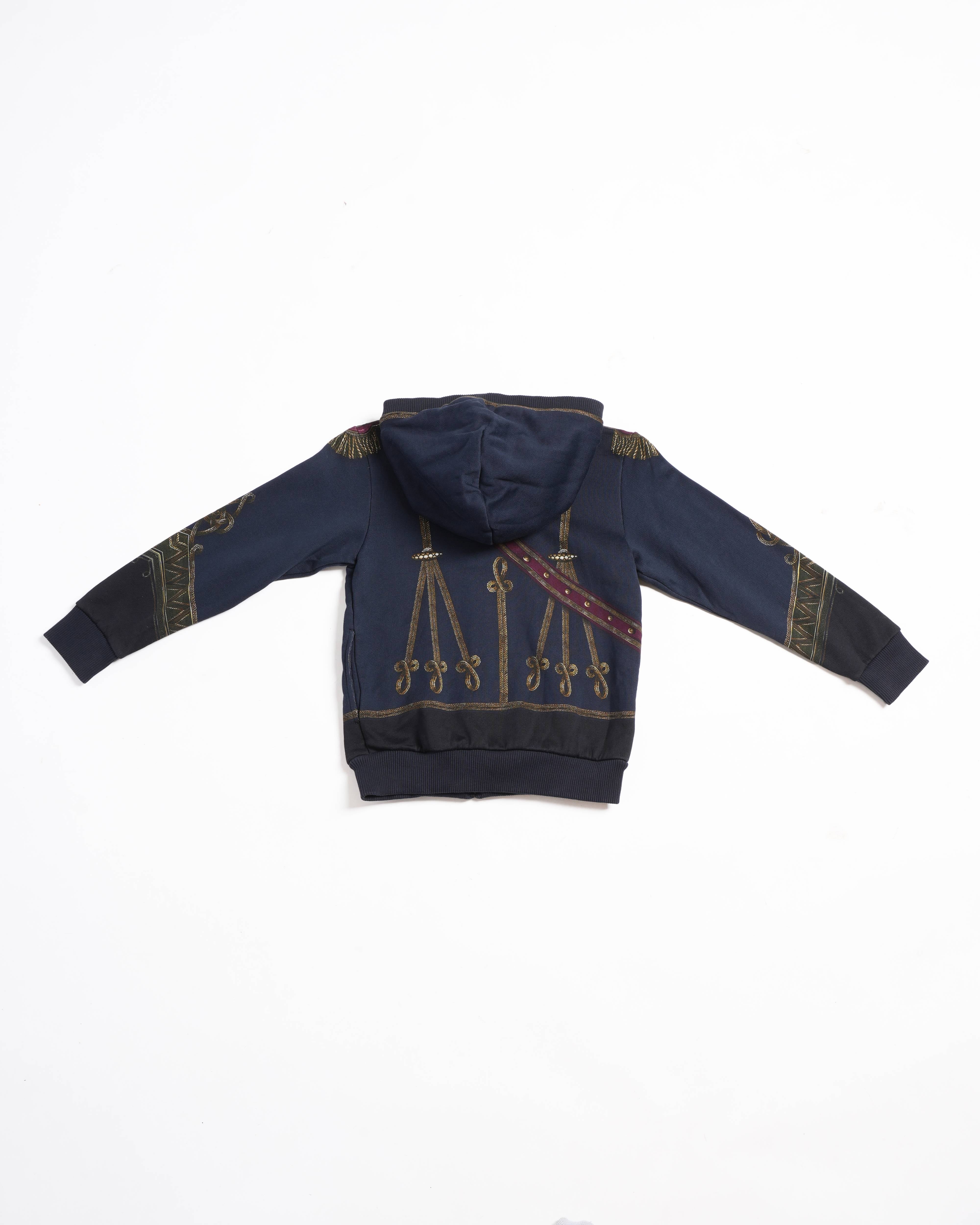 Dolce & Gabbana Medal Kids Zip-Up Hoodie