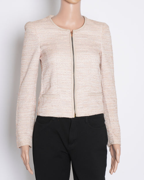 Massimo Dutti Tweed Zipper Jacket