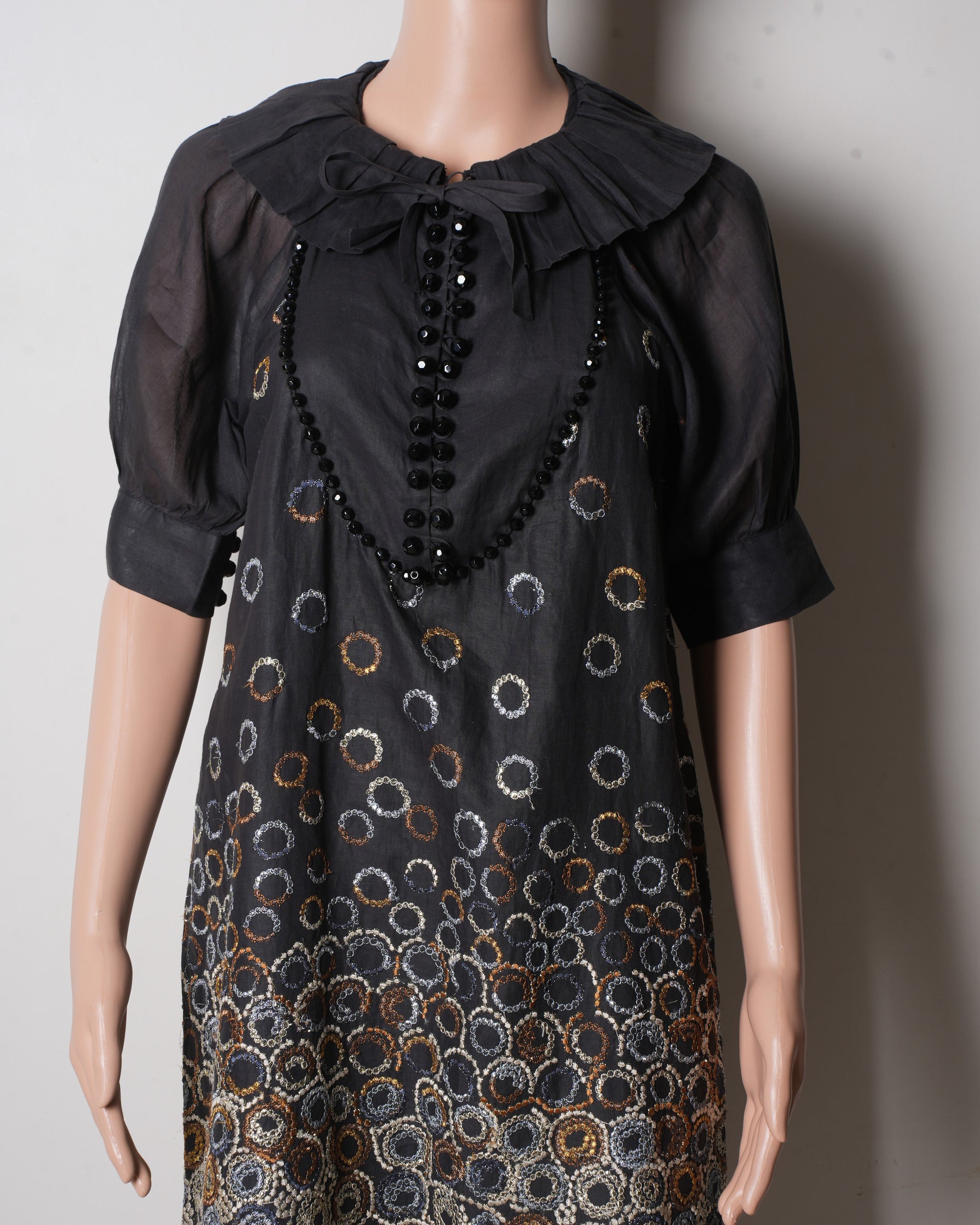 Hoss Black Embellished Dress