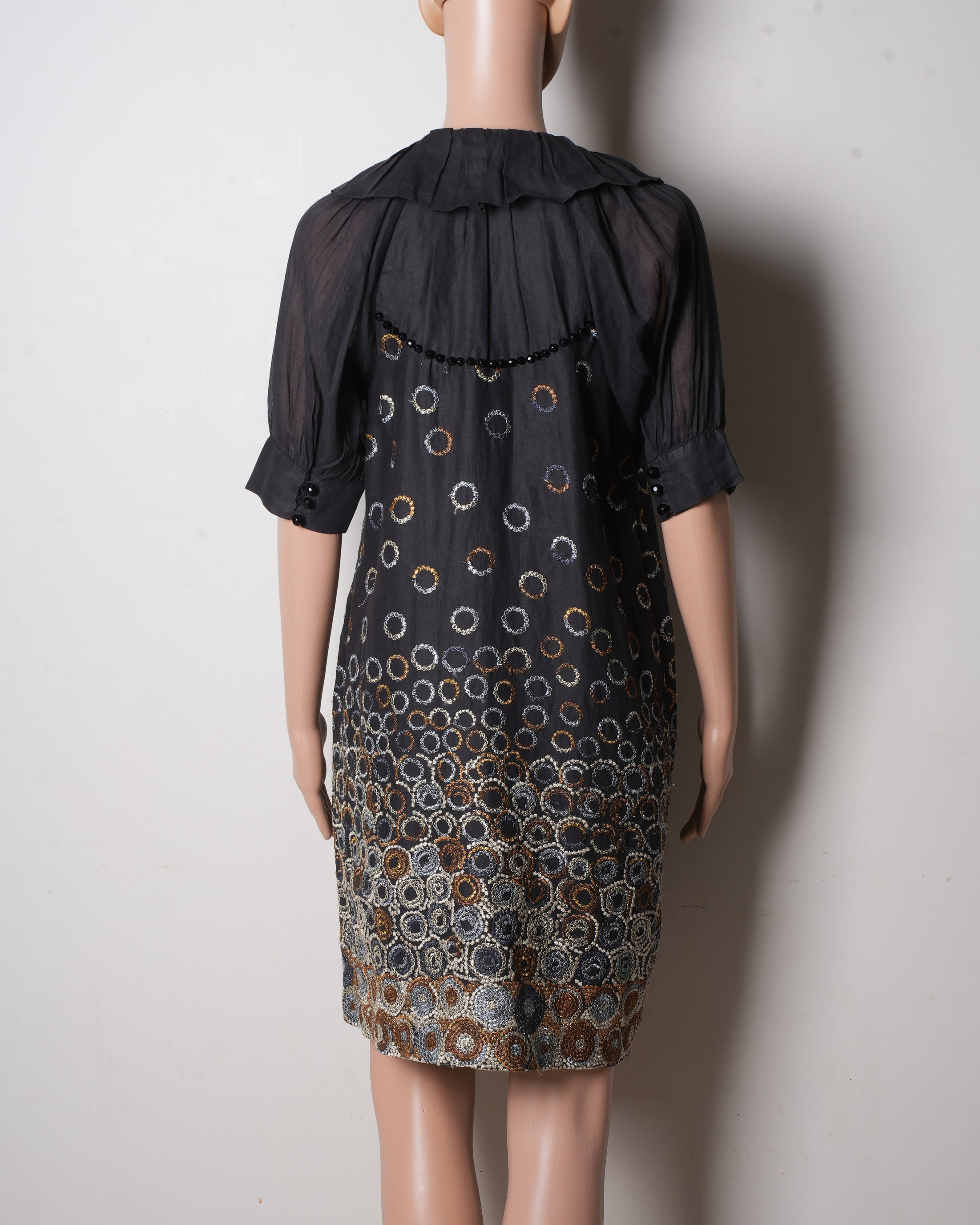 Hoss Black Embellished Dress