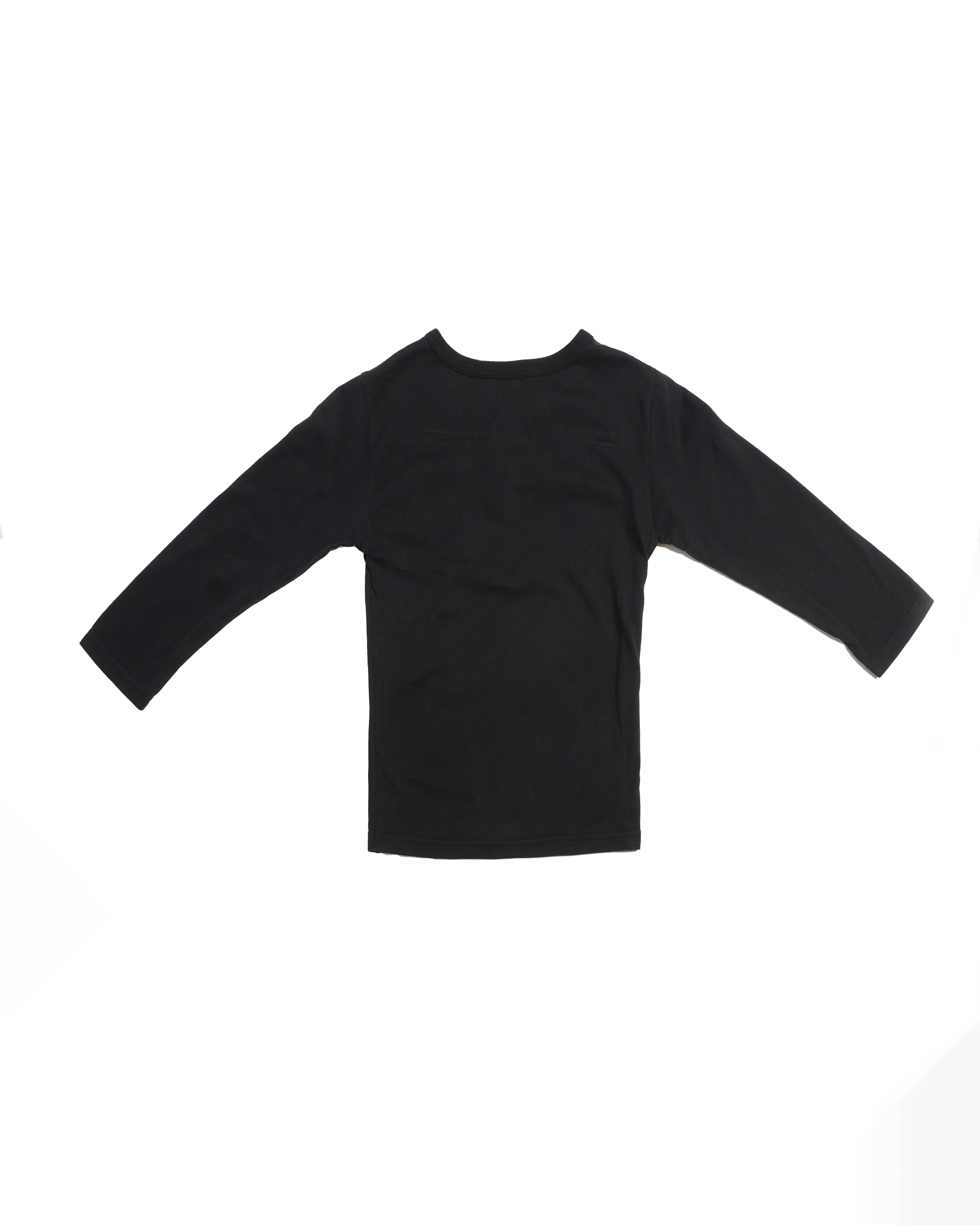 Dolce & Gabbana Kids Black Shirt with Embroidery