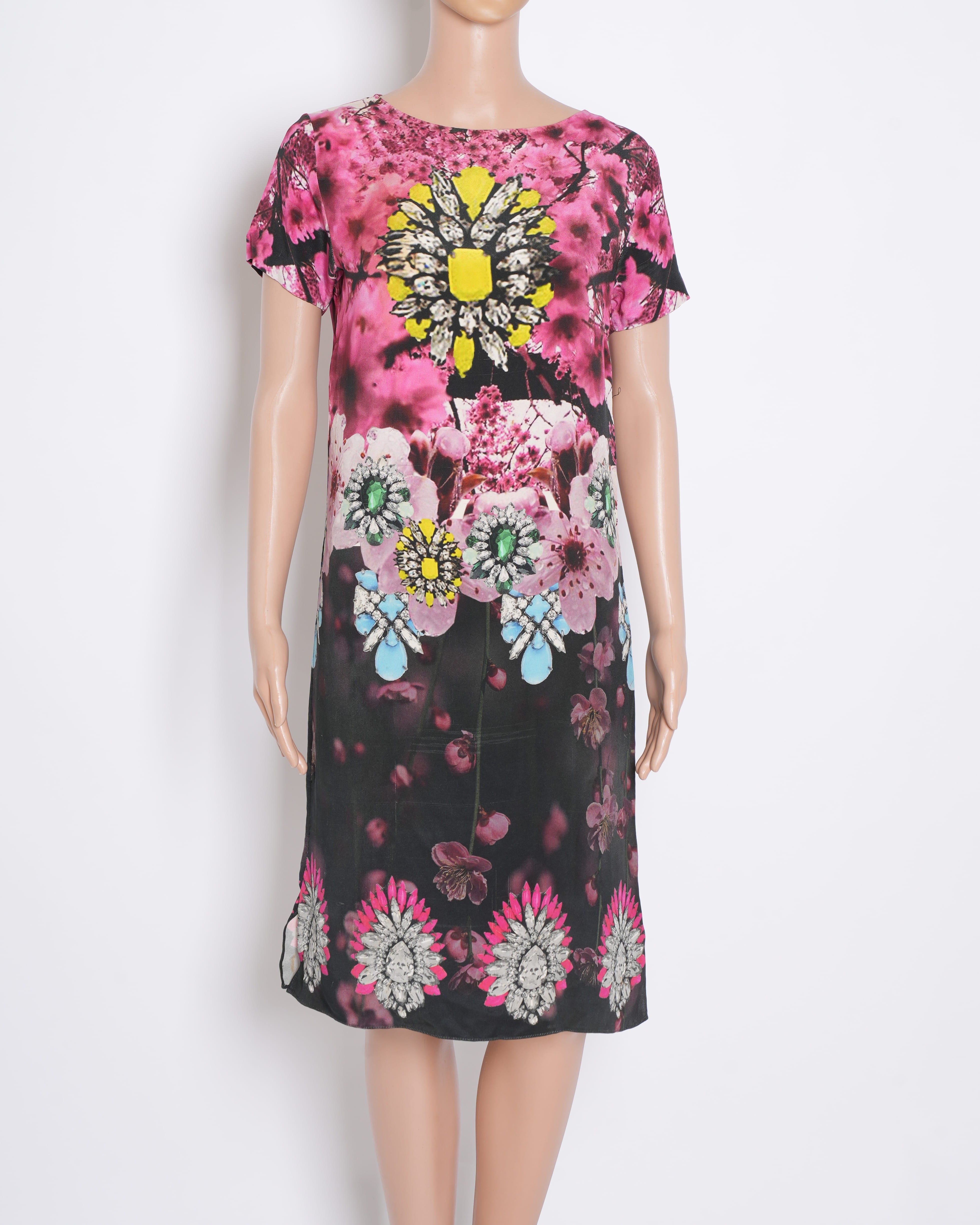 Monisha Jaising Printed Relaxed Fit Dress