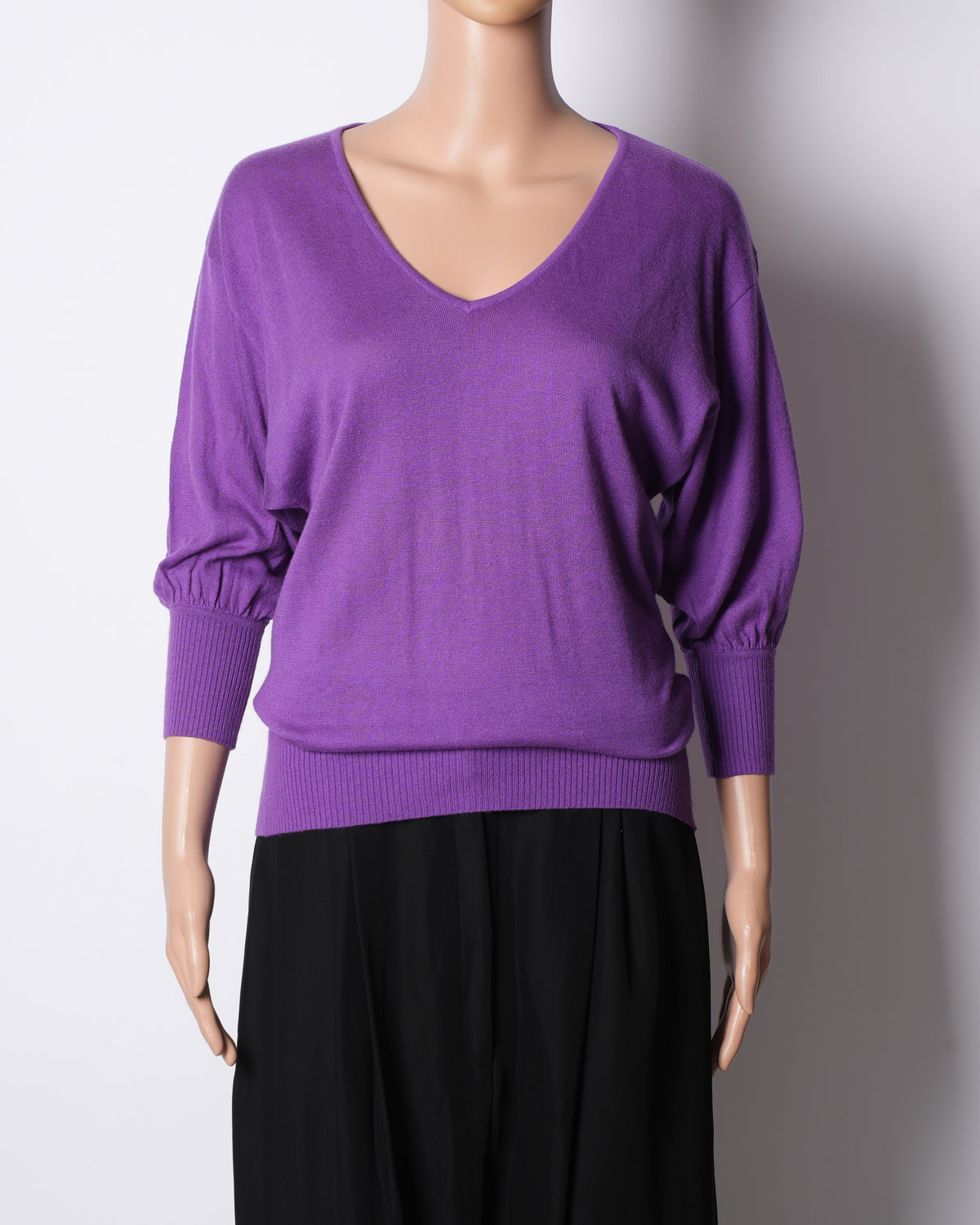 Hugo Boss Purple Wool Top