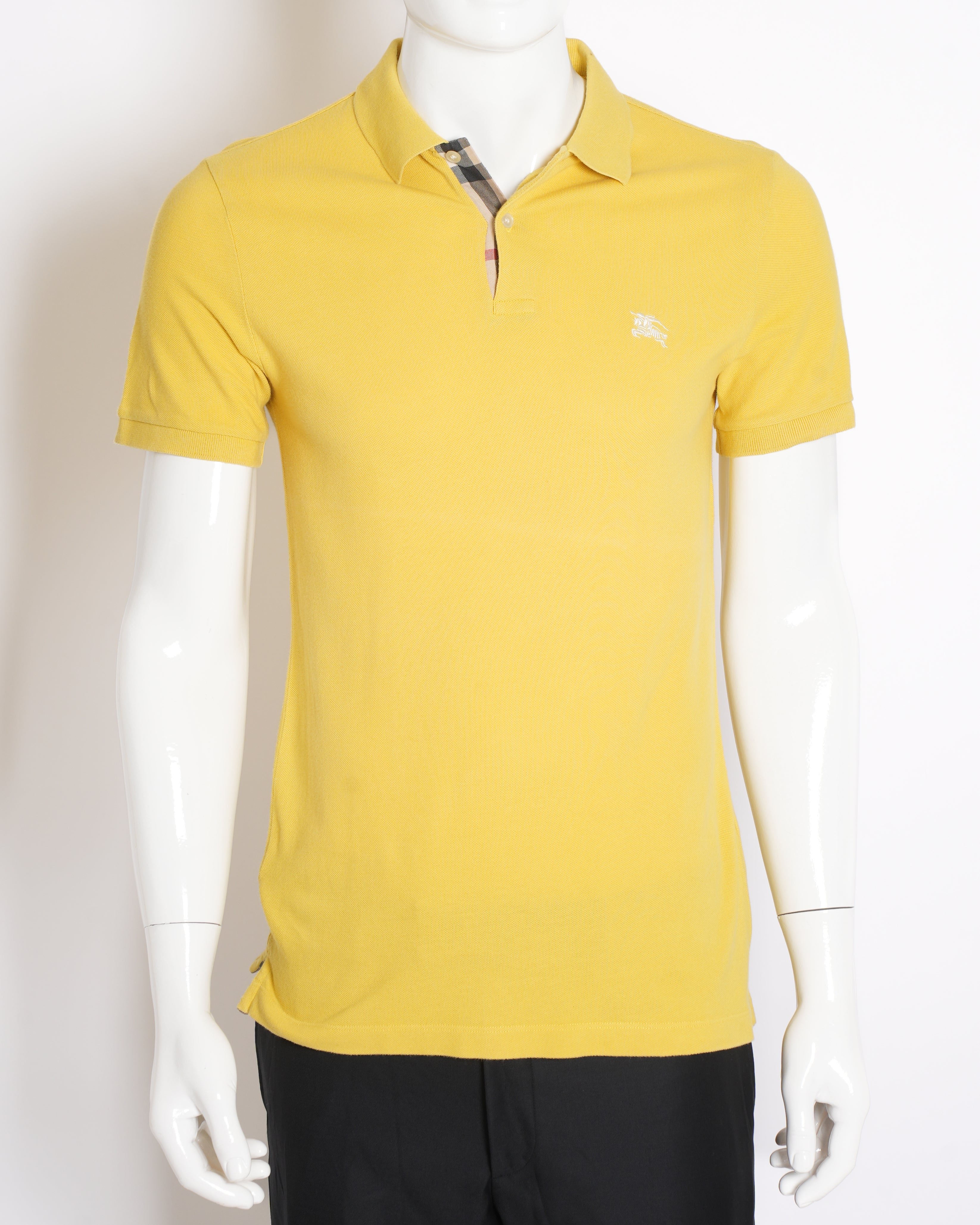Burberry Men's Yellow Polo