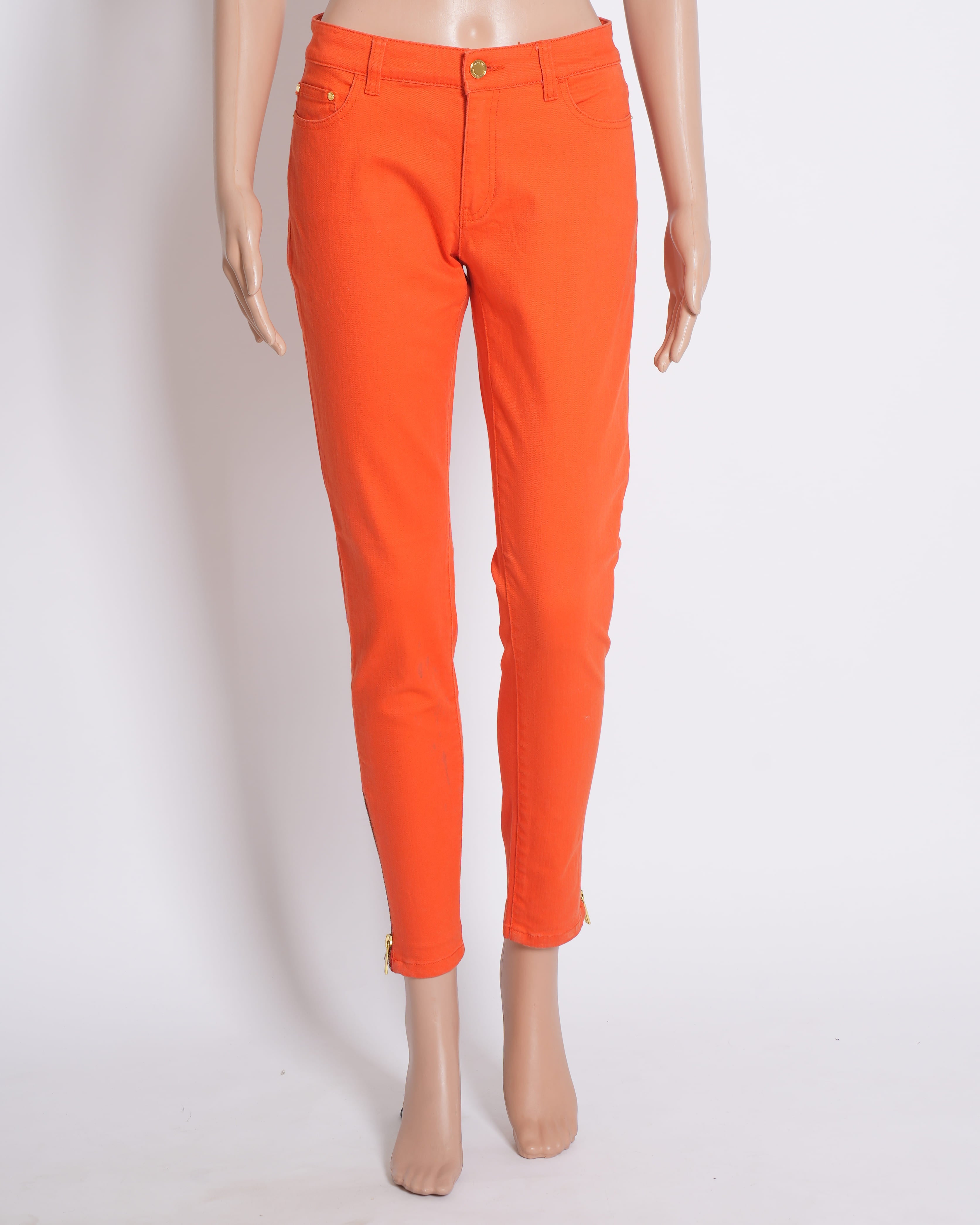 Michael kors orange denim pants