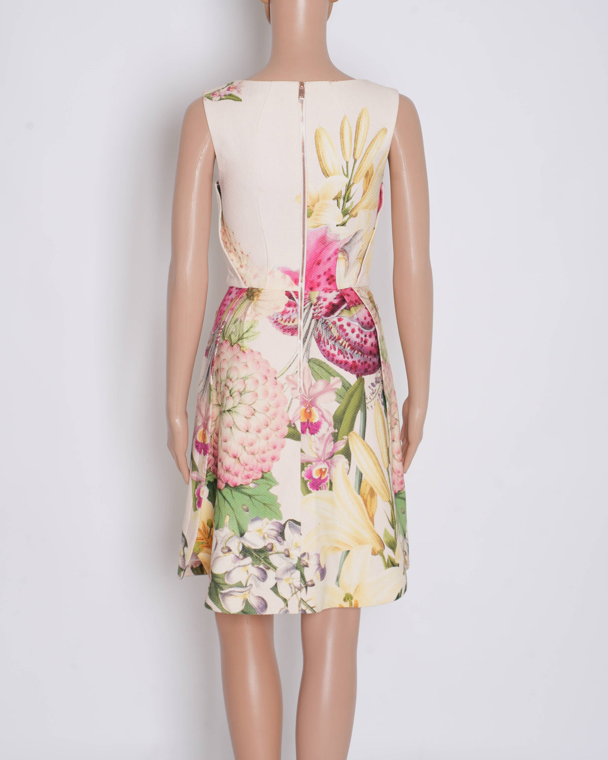 Ted Baker floral print white dress