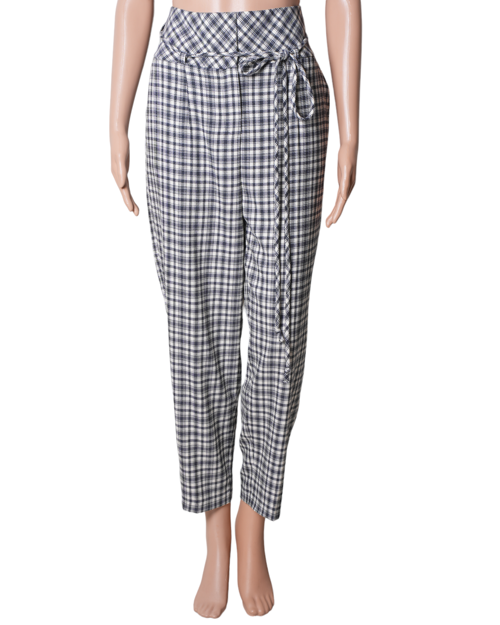 Ipekyol Plaid High Waist Trousers