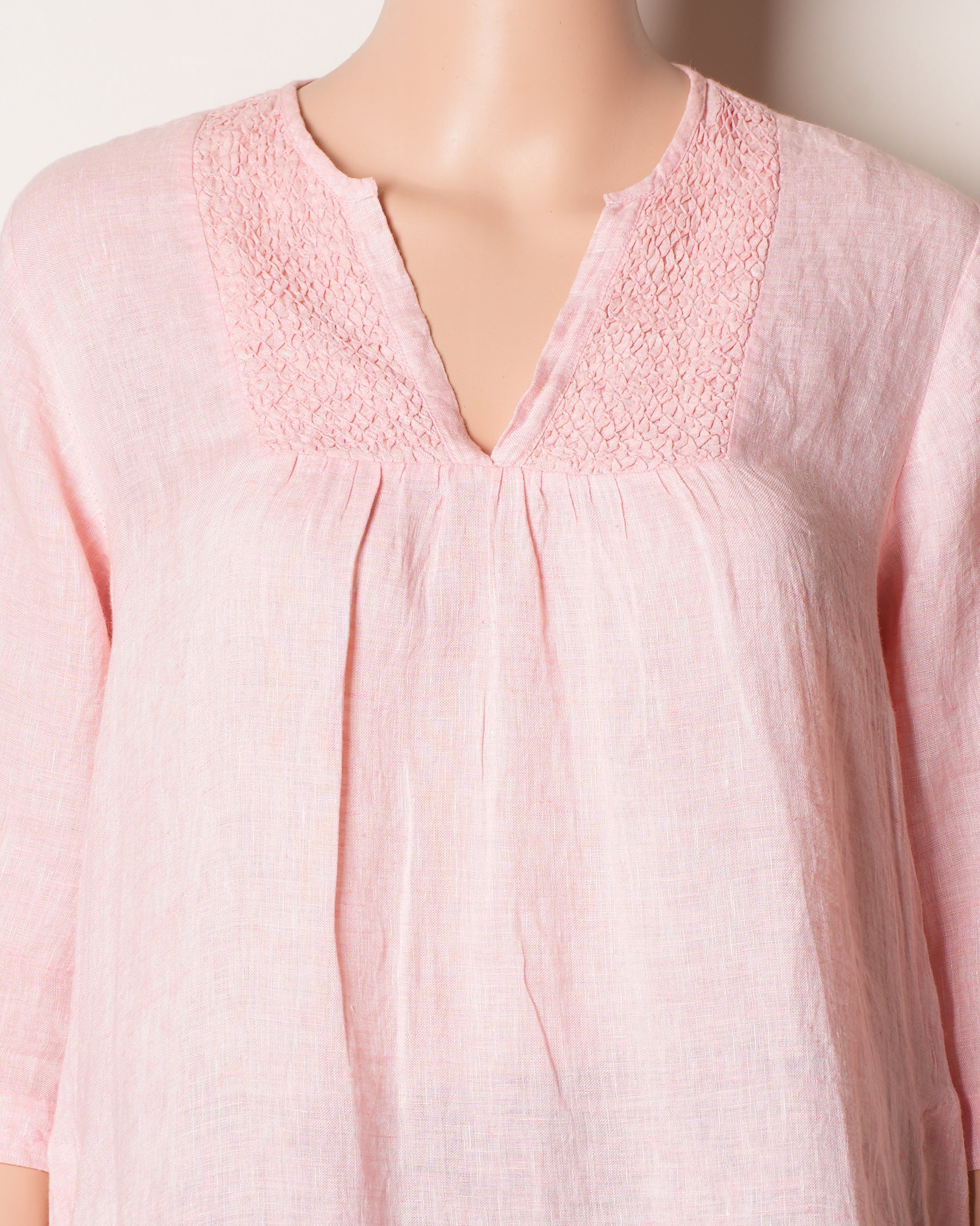 Eka Linen Baby Pink Kurta