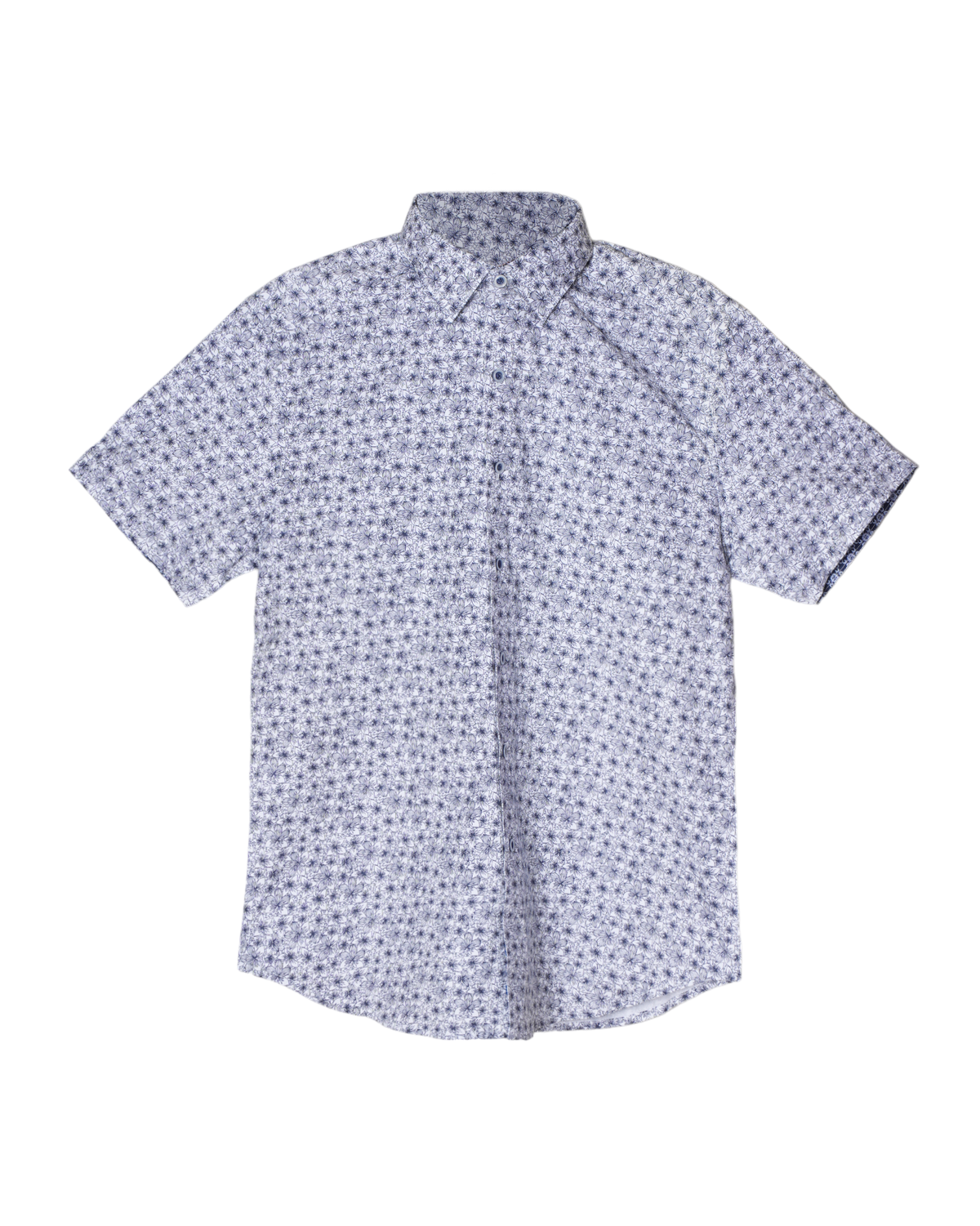 New Robert Graham Blue & White Floral shirt