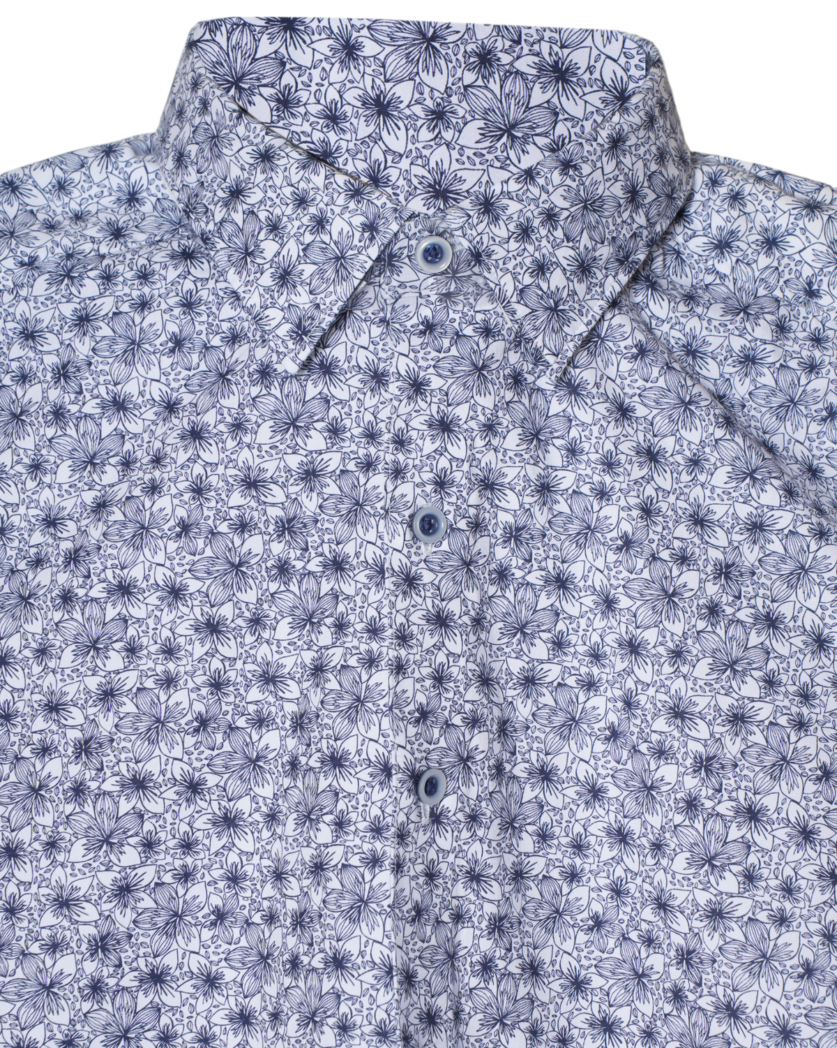 New Robert Graham Blue & White Floral shirt