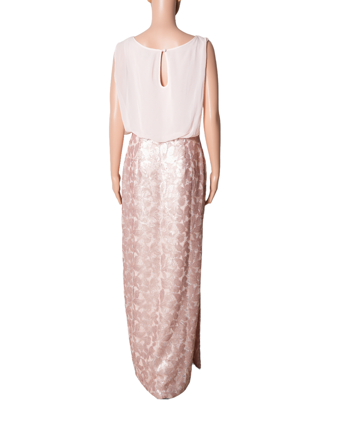 Aidan Mattox Long Textured Dress