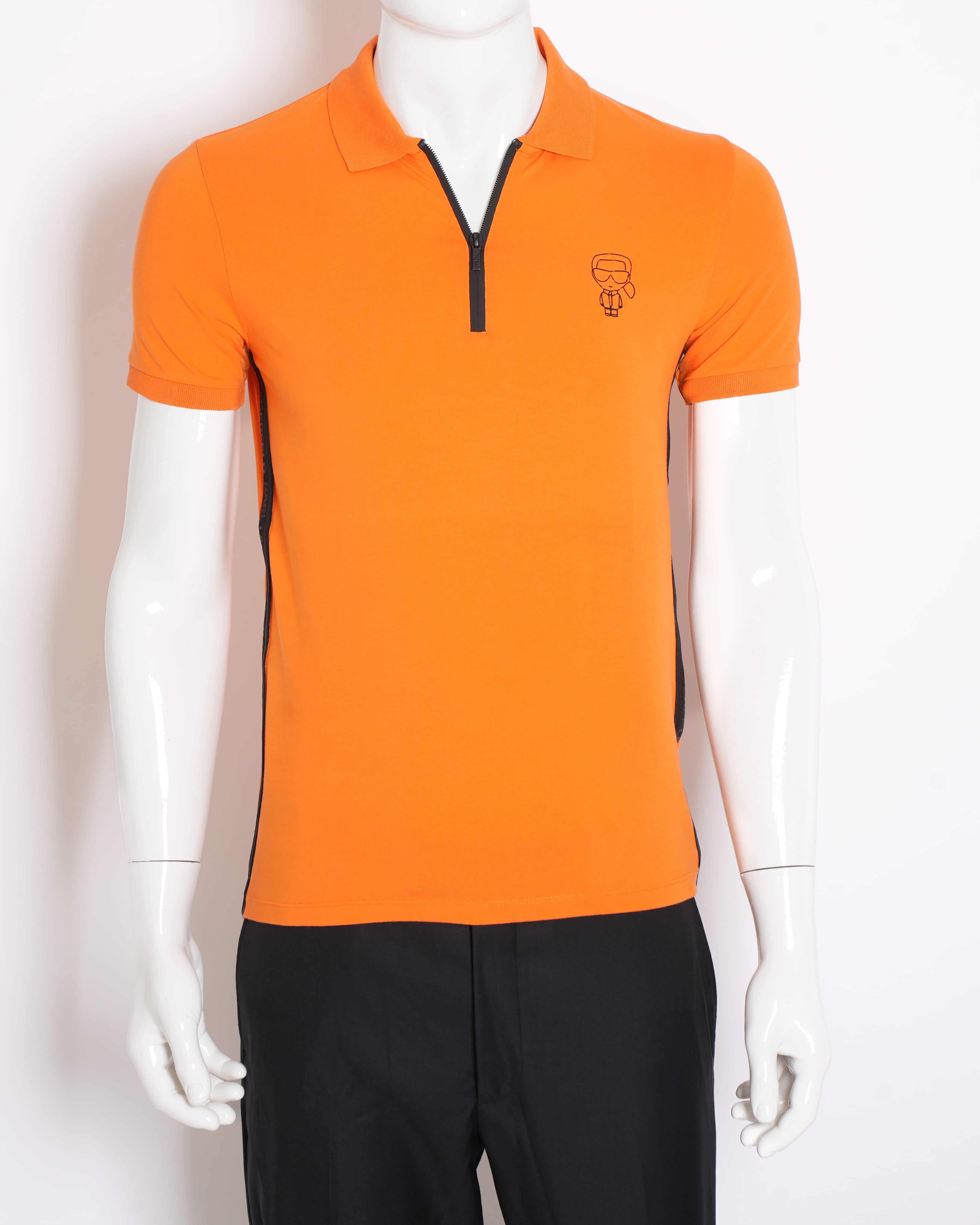 Karl Lagerfeld Men's Polo In Orange