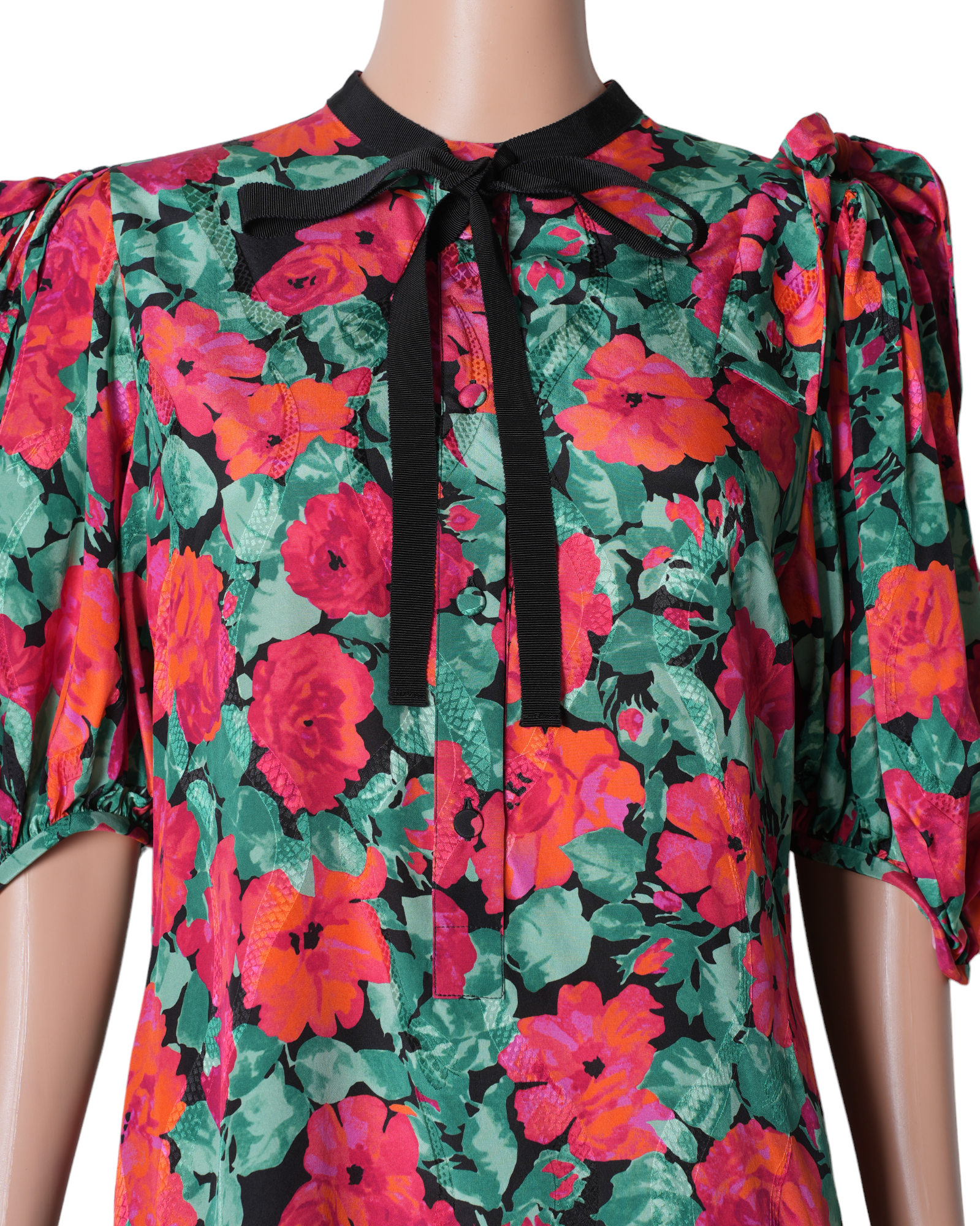 Gucci Poppy Floral Print Dress