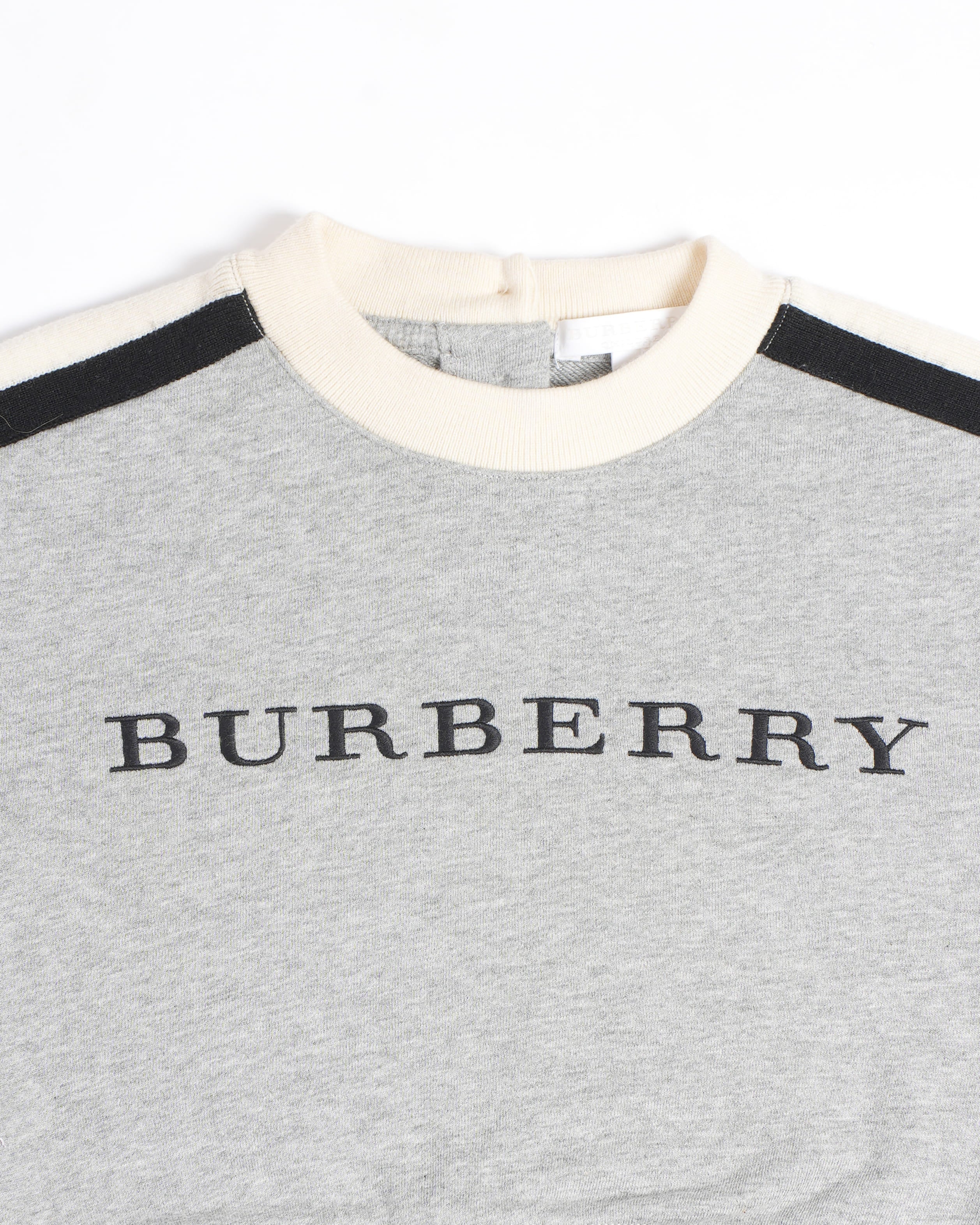Burberry Boys Logo Grey Sweatshirt
