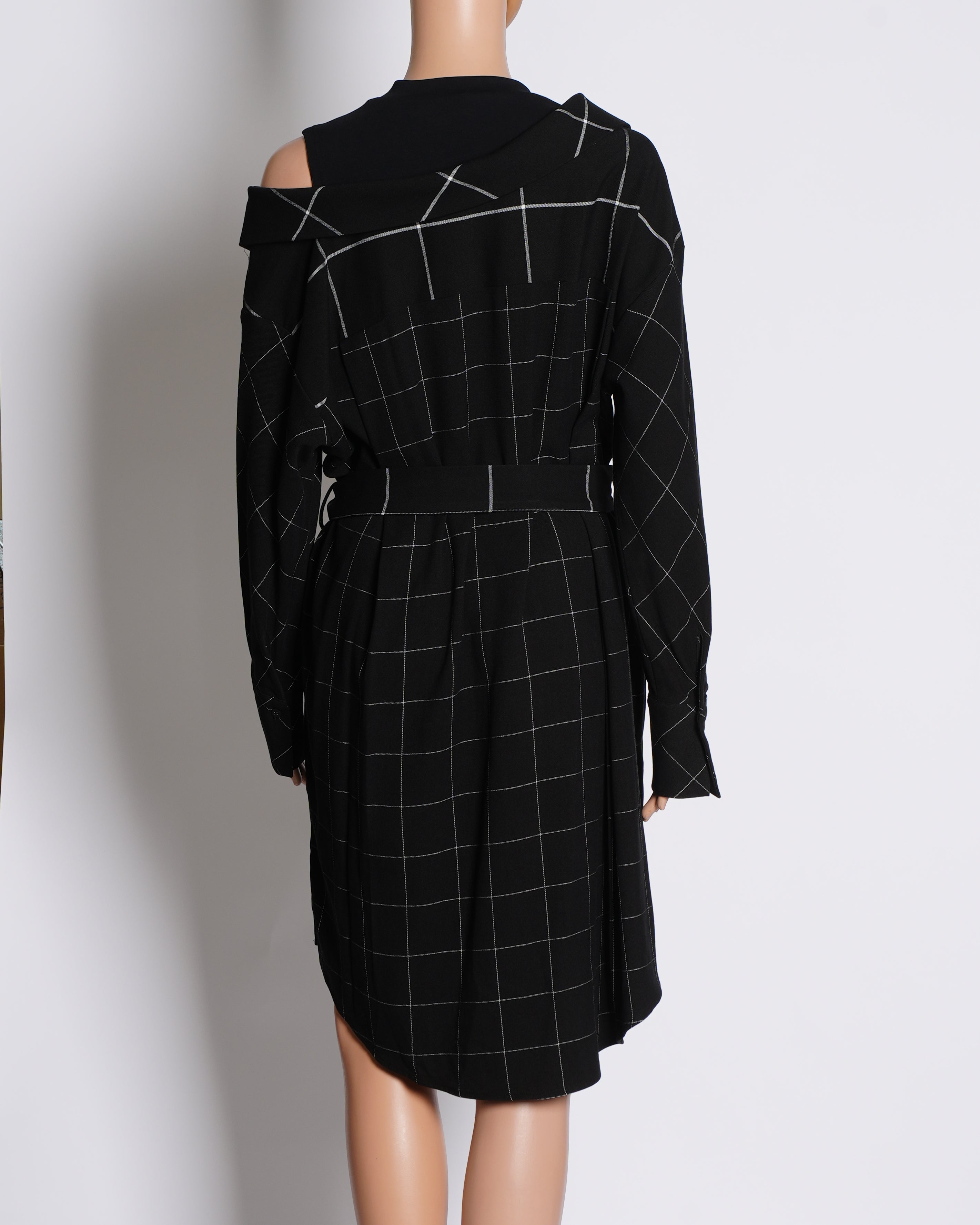 Maje Black Shirt dress