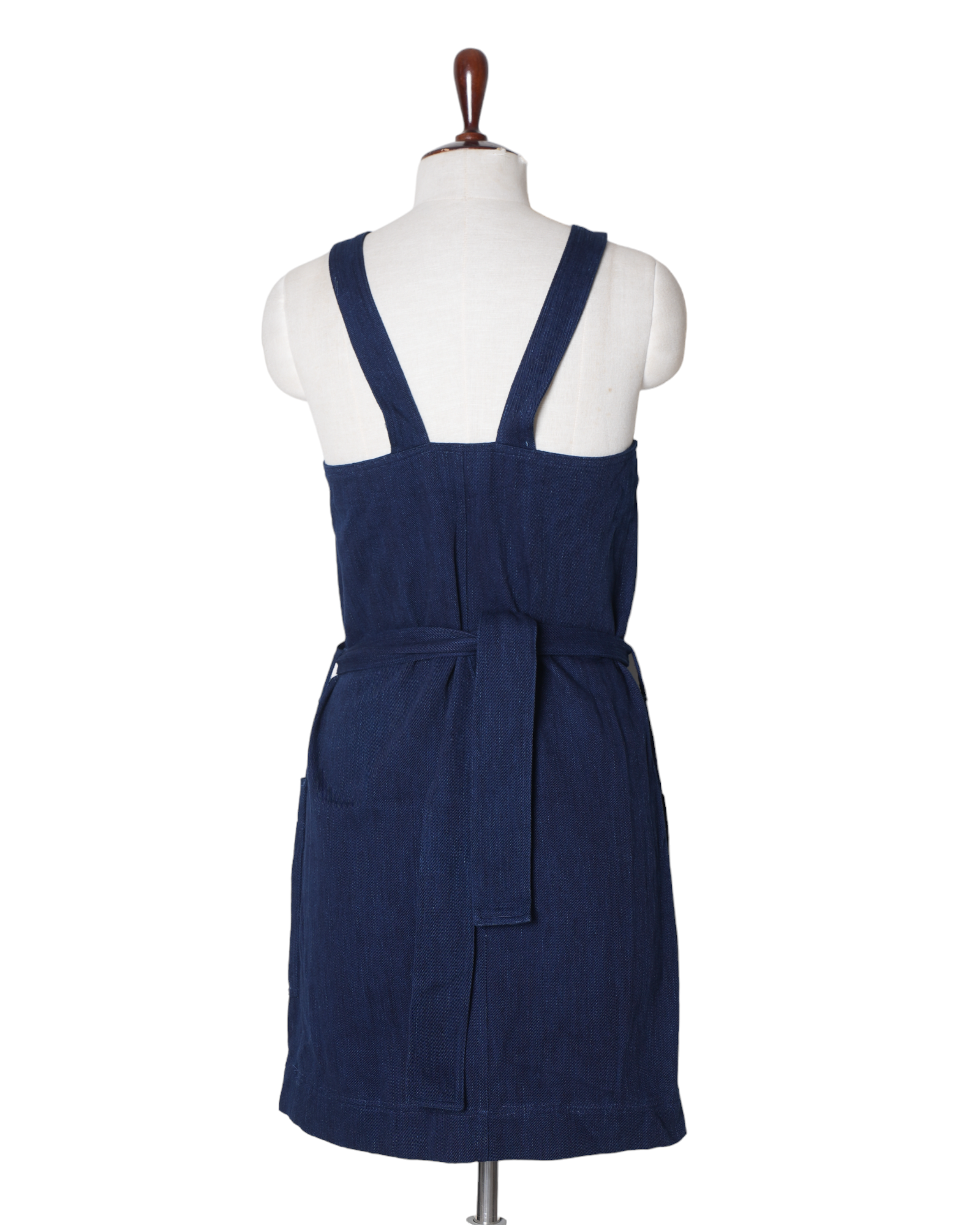 Sessun x Koralie Denim Mini Suspender Dress