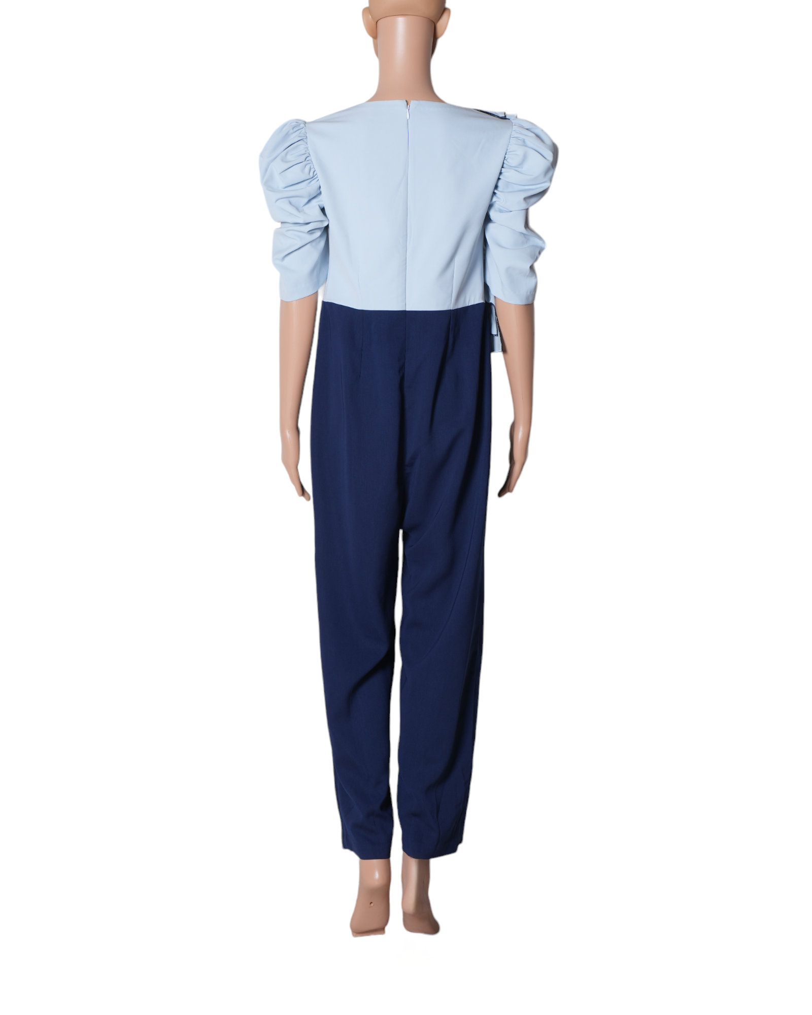 Pranati Kejriwall Blue Ruffle Detail Jumpsuit