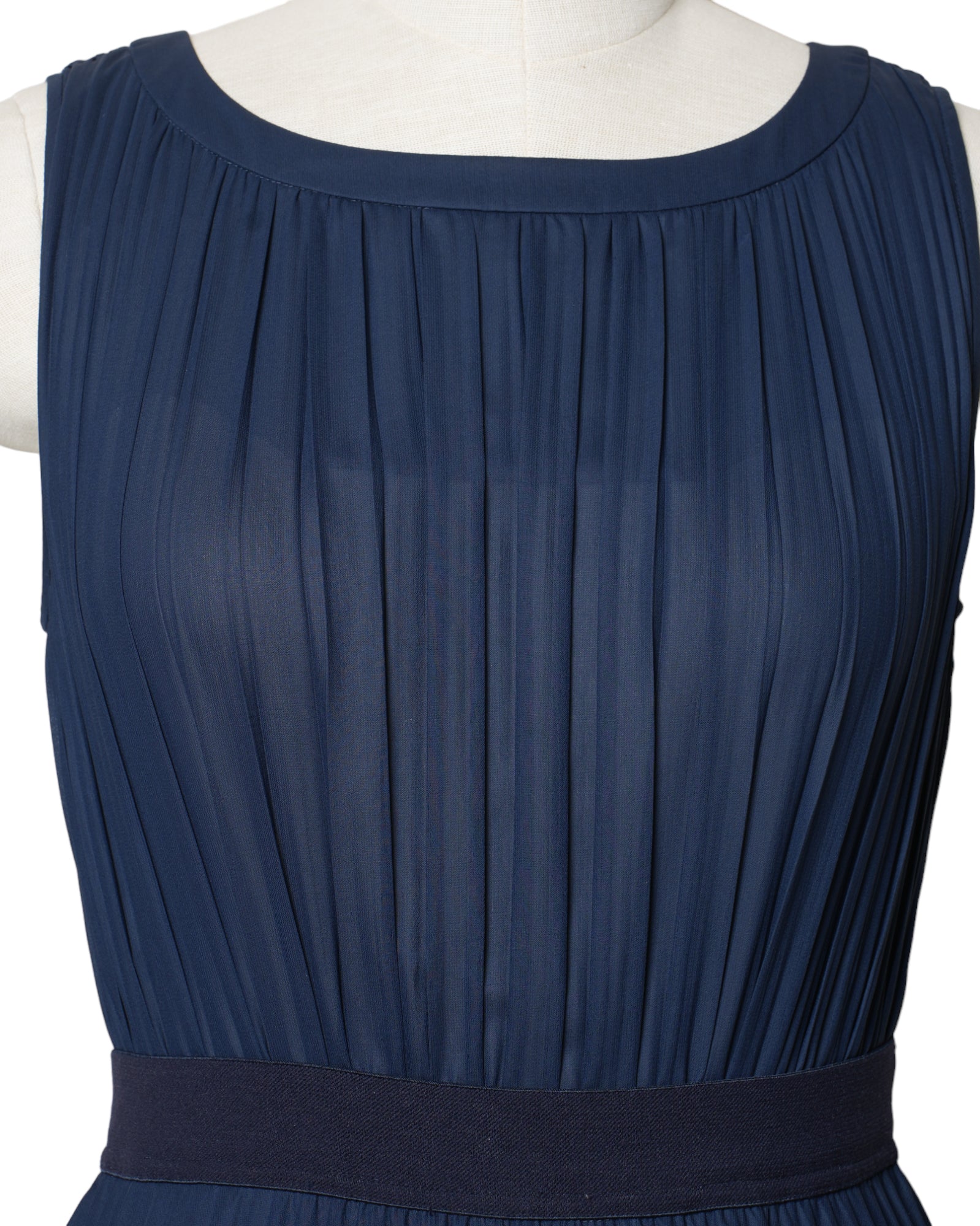 Bcbgmaxazria Pleated Maxi dress shops Navy New