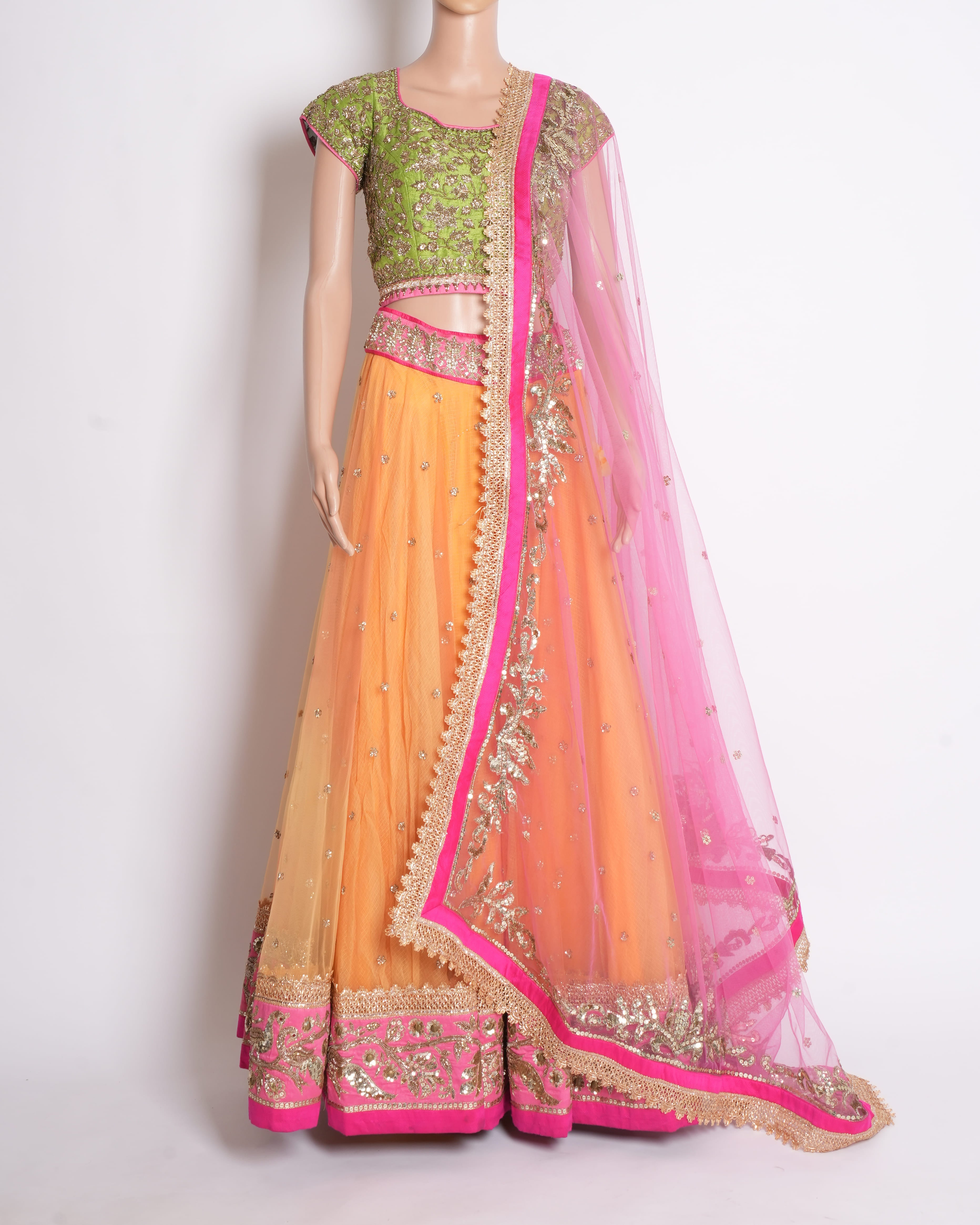 Anushree Reddy Embroidered Lehenga Set