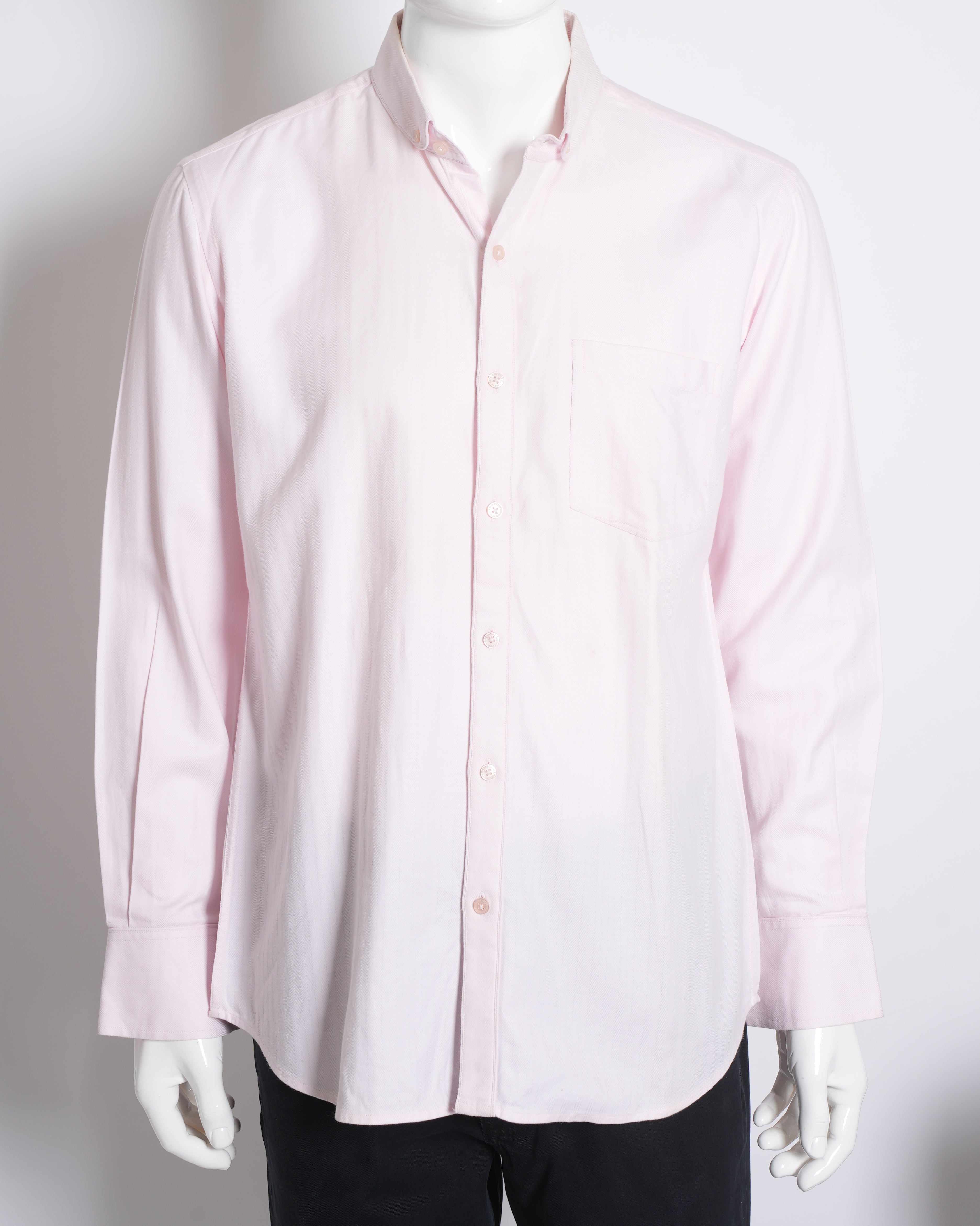 Raghuvendra Rathore Pink Full Sleeve Button Down Shirt