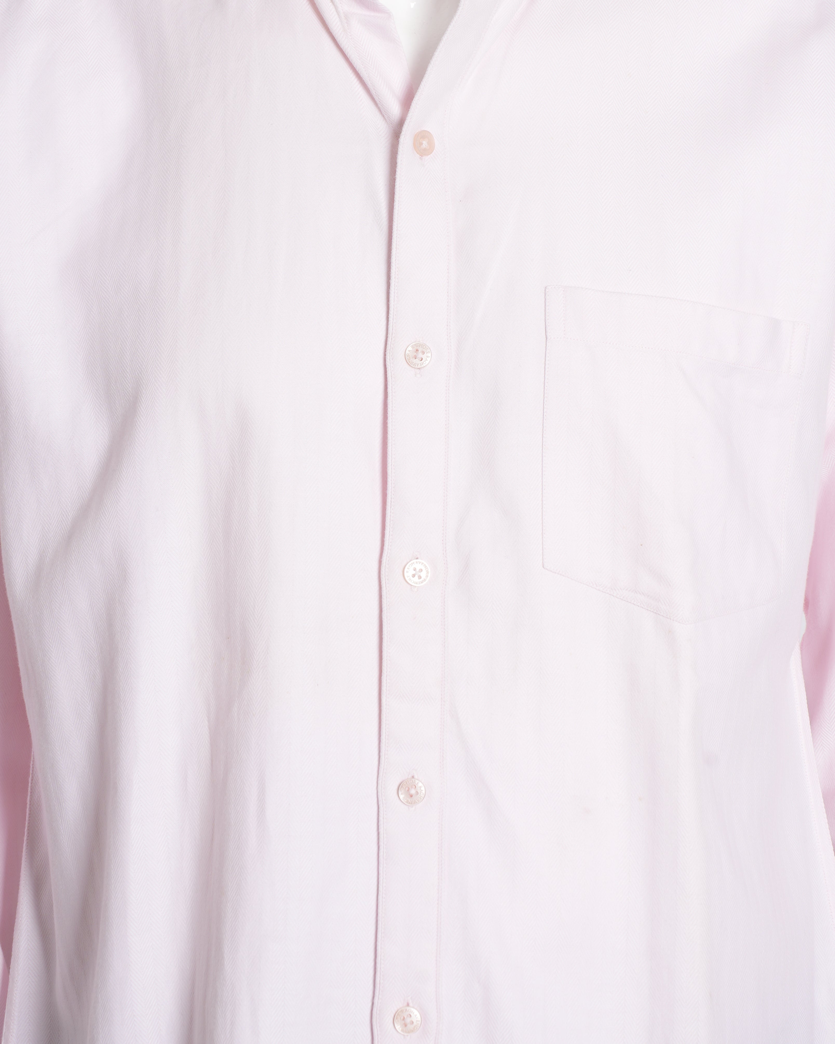 Raghuvendra Rathore Pink Full Sleeve Button Down Shirt