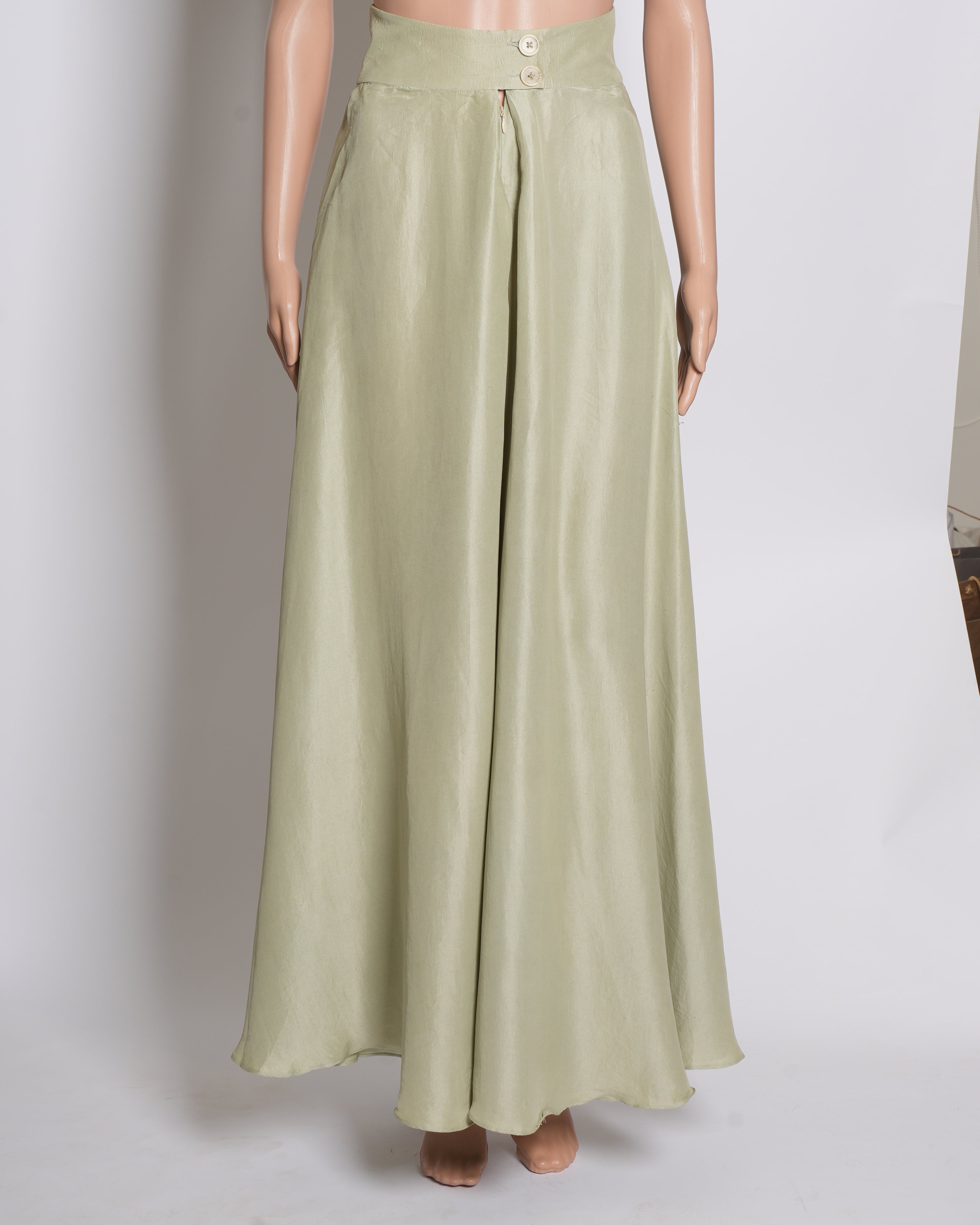 Tarun Tahiliani Bottoms In Sage Green