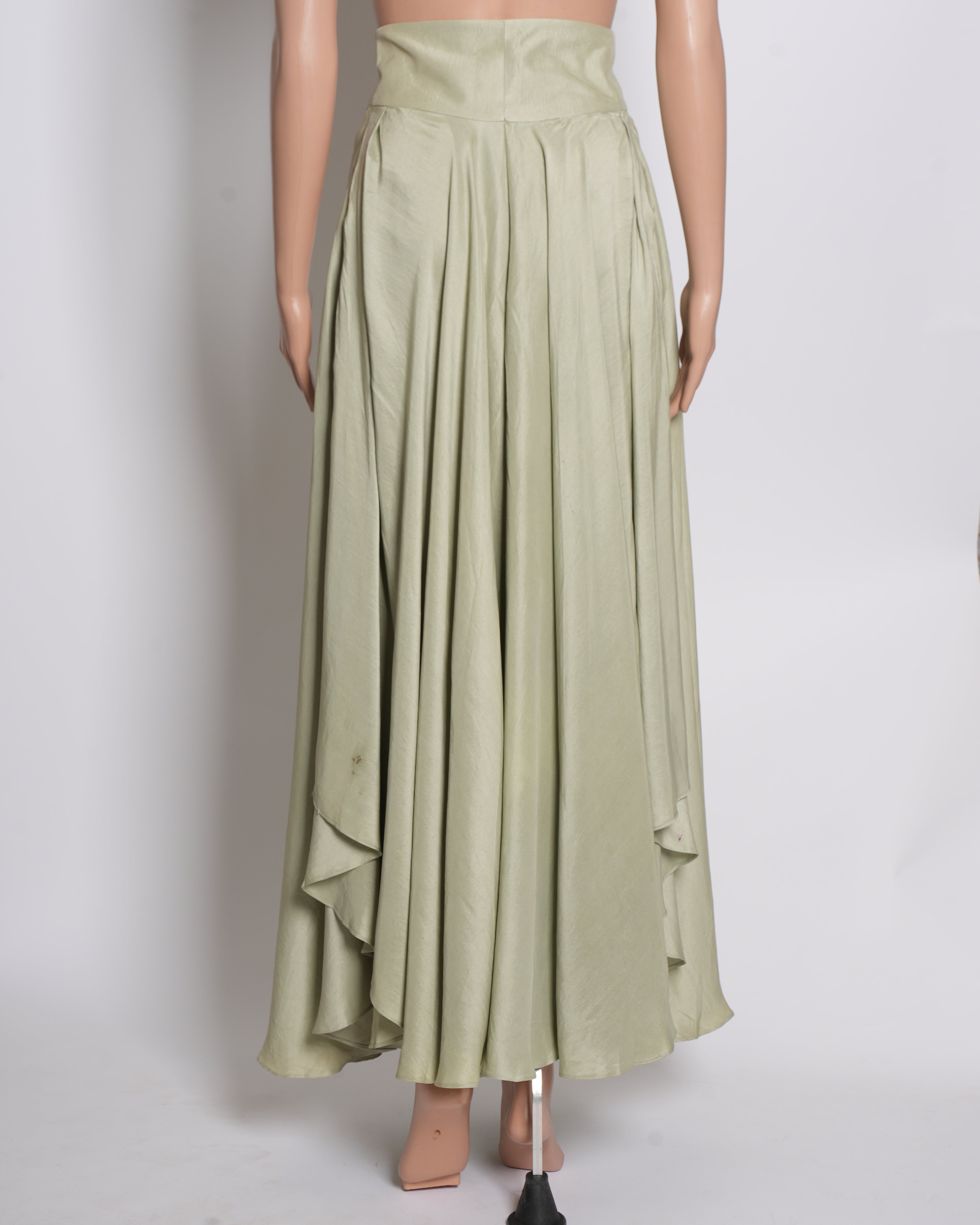 Tarun Tahiliani Bottoms In Sage Green