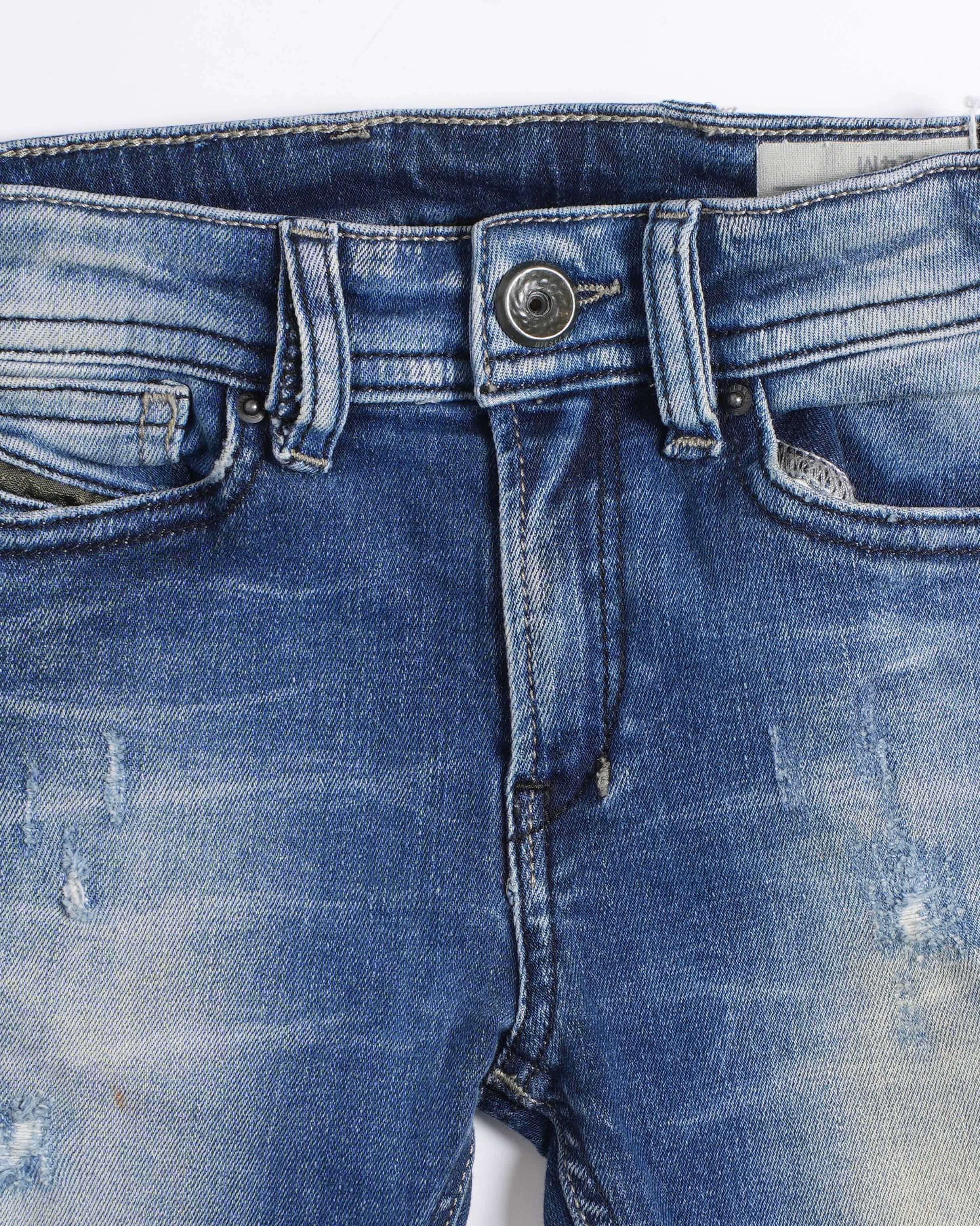 Diesel blue washed denim
