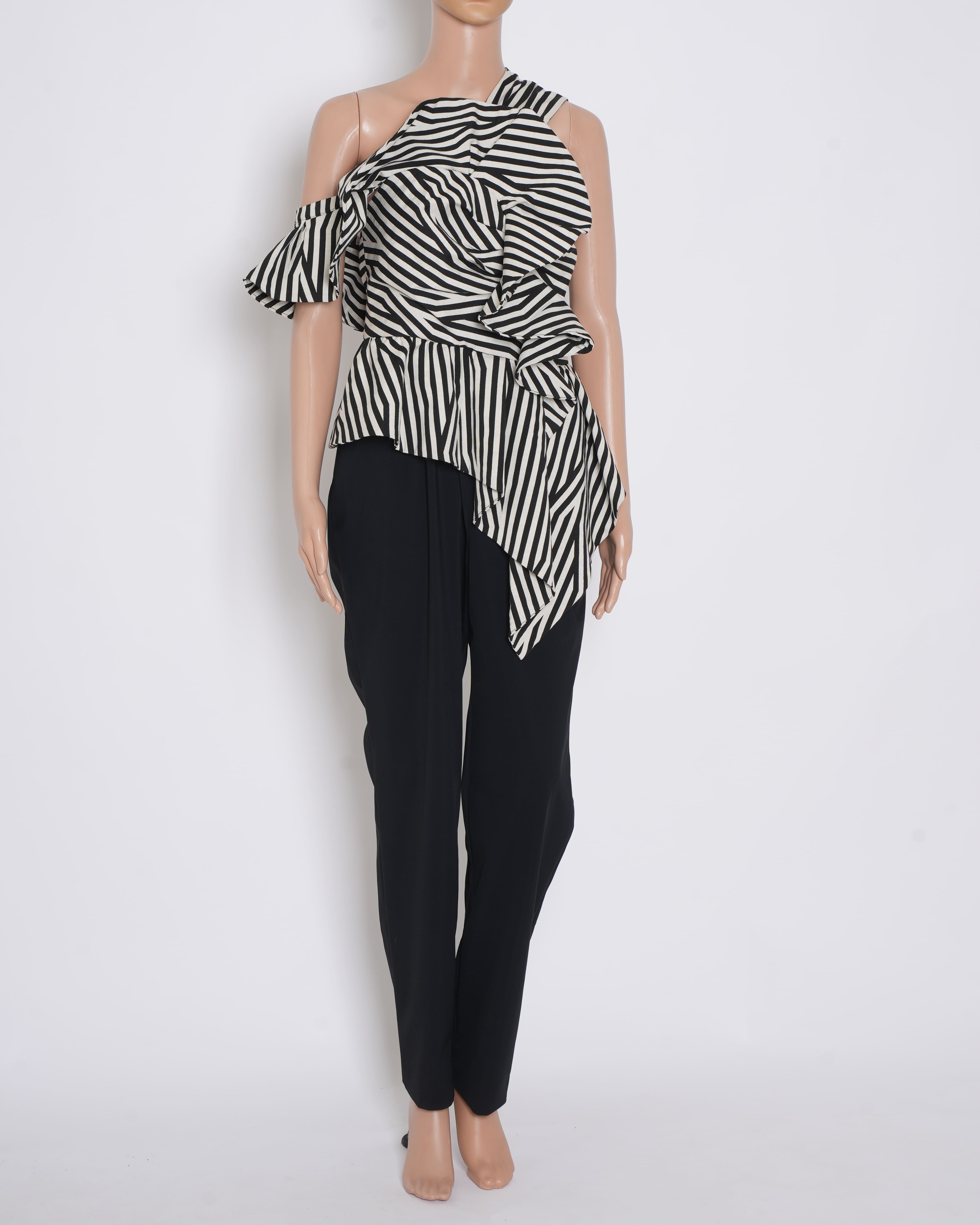 Self Portrait Jumpsuit With Ruffle Detailing