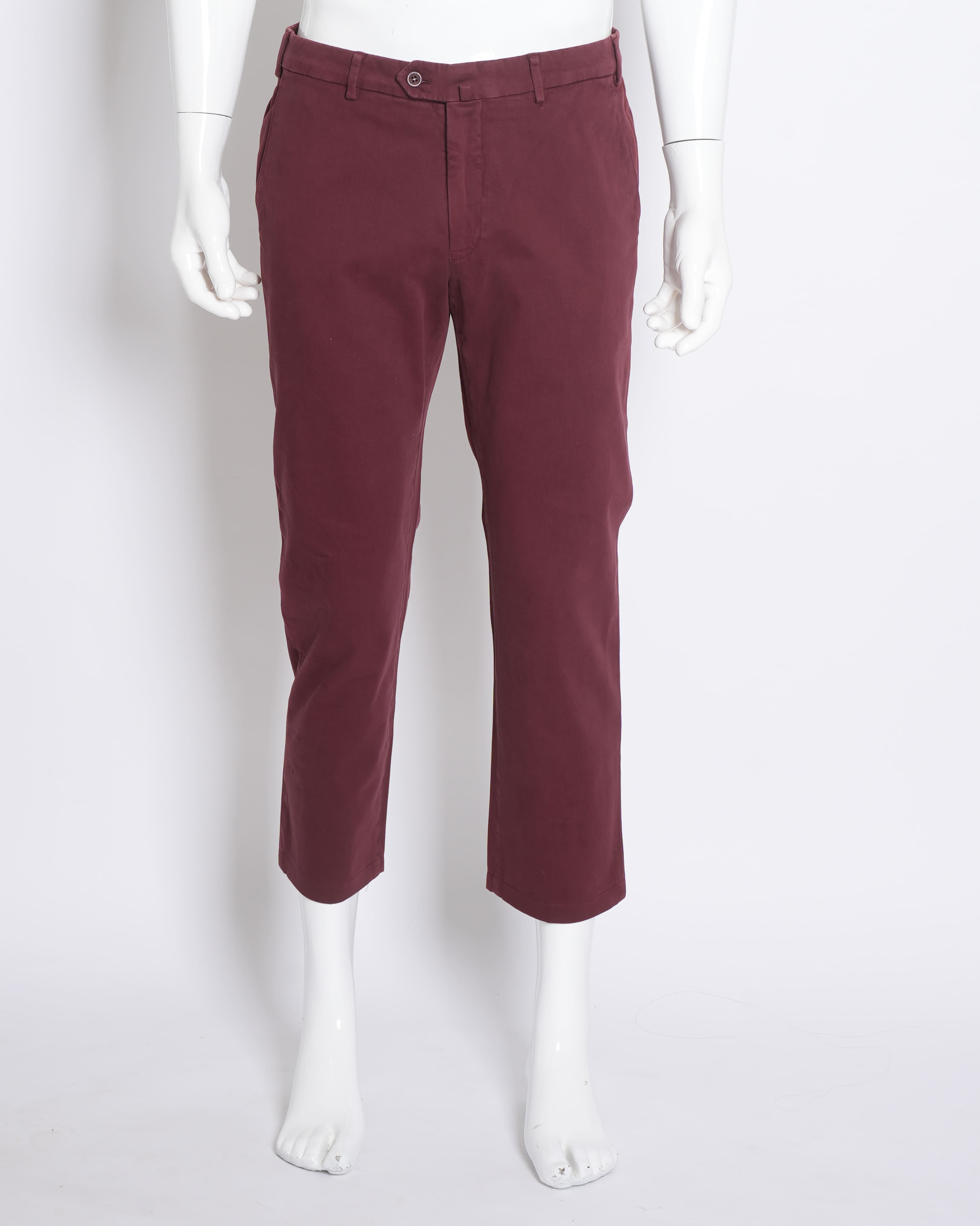 Loro Piana Men's Pants in Maroon