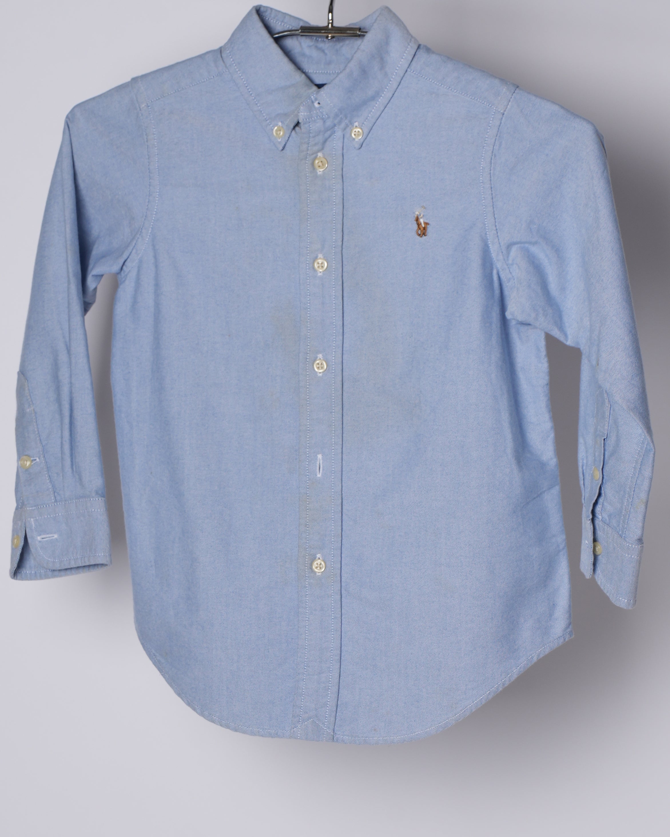 Ralph Lauren Button Down Shirt In Blue