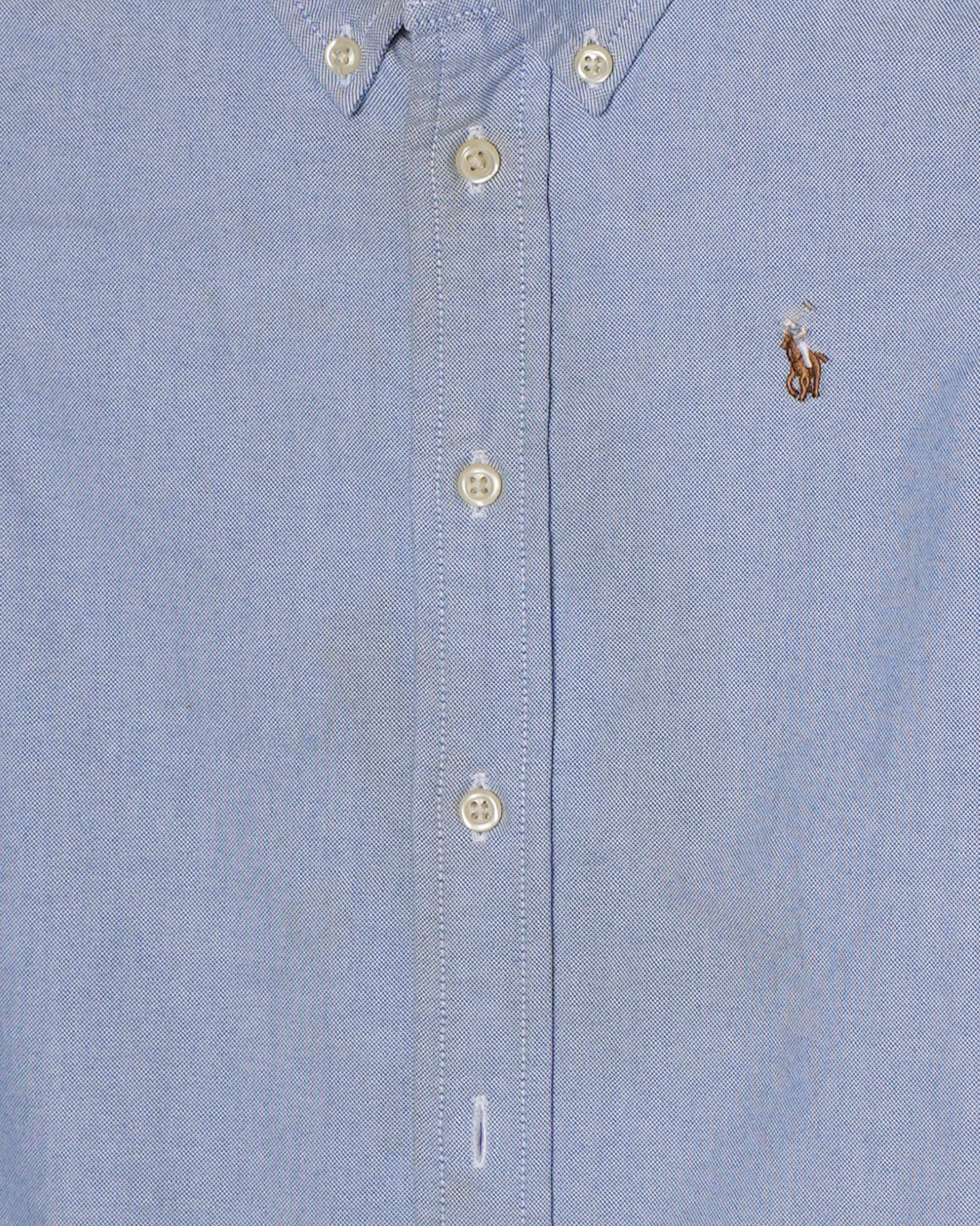 Ralph Lauren Button Down Shirt In Blue