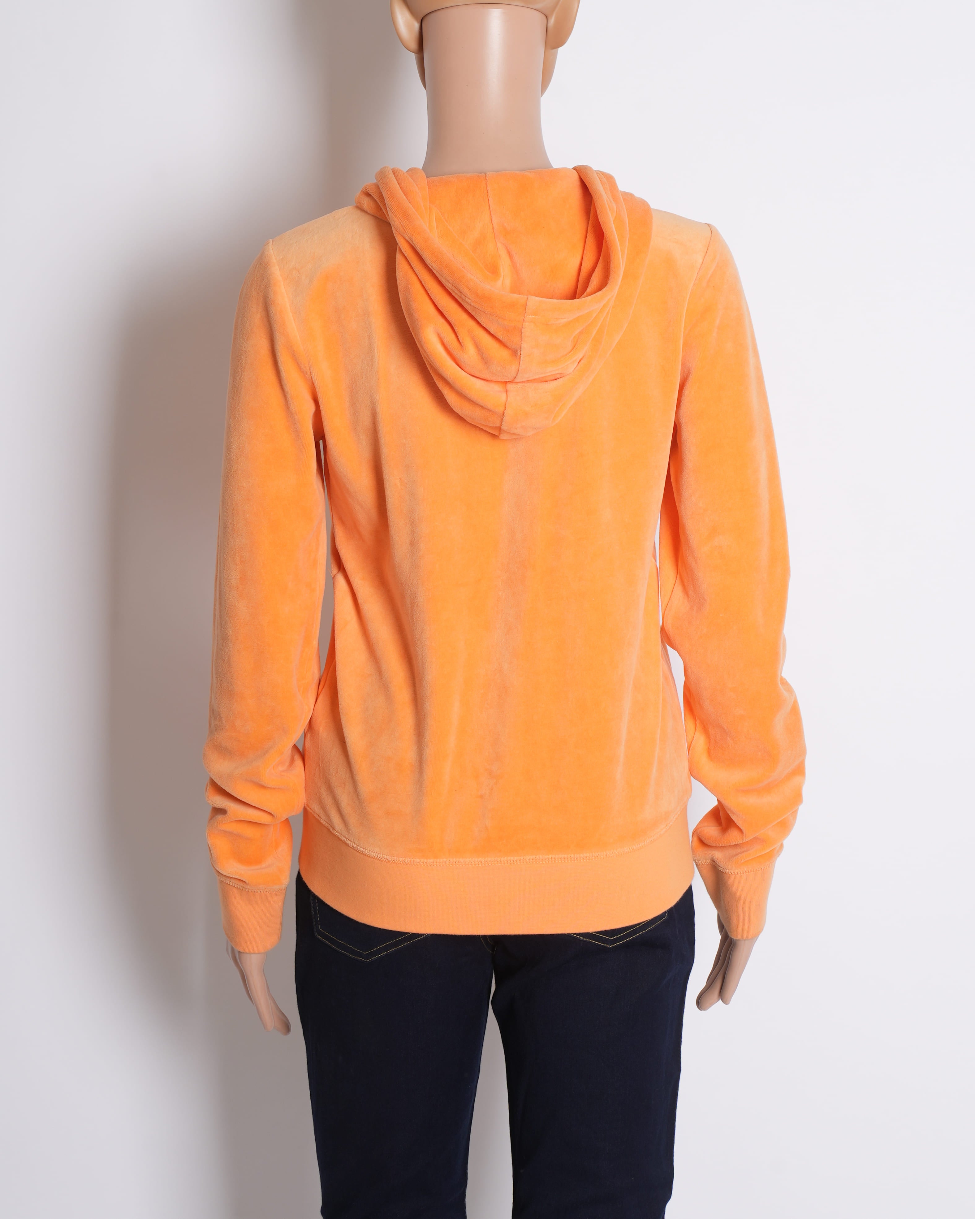 Juicy Couture Women's Zip-Up Hoodie in Orange