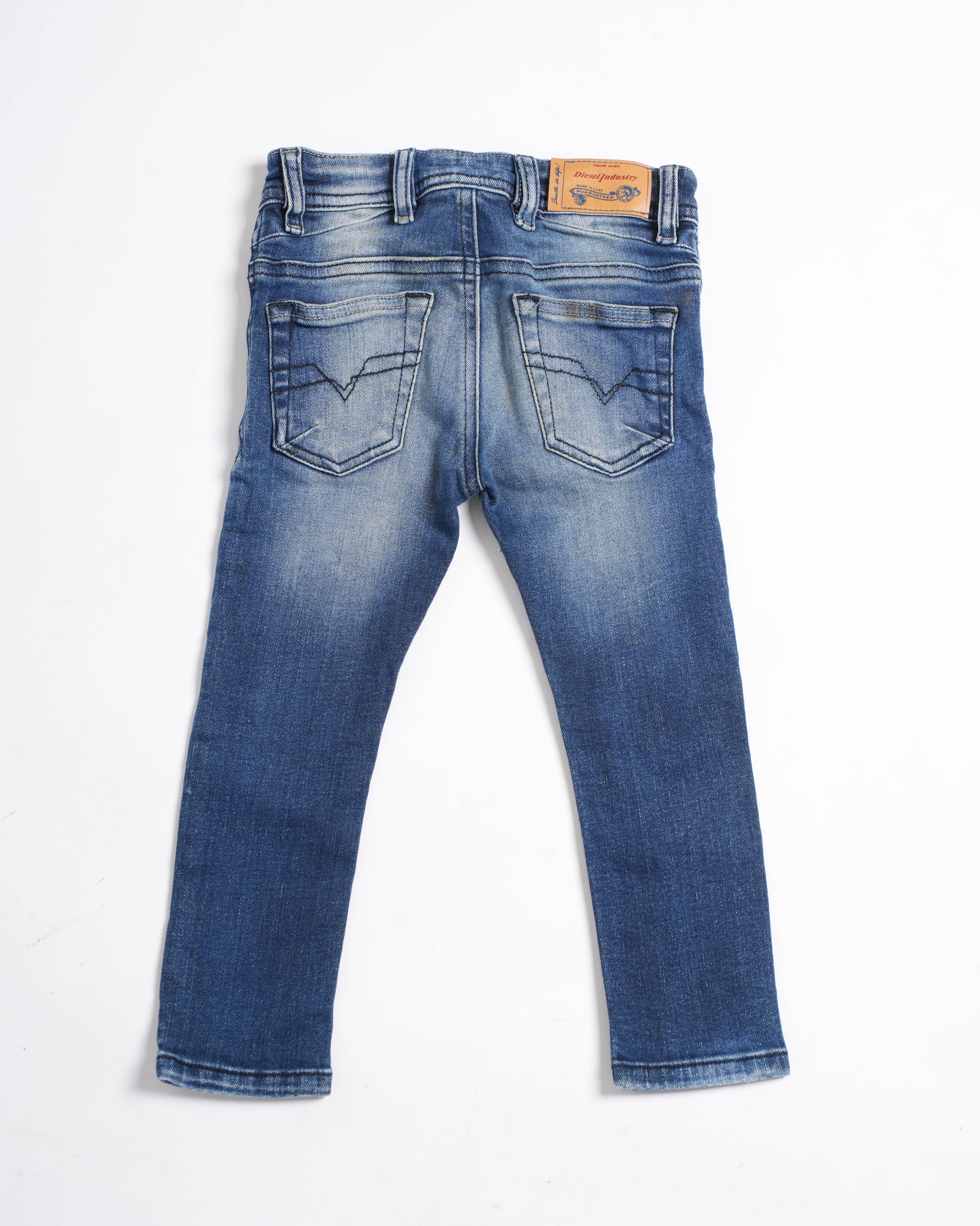 Diesel blue washed denim