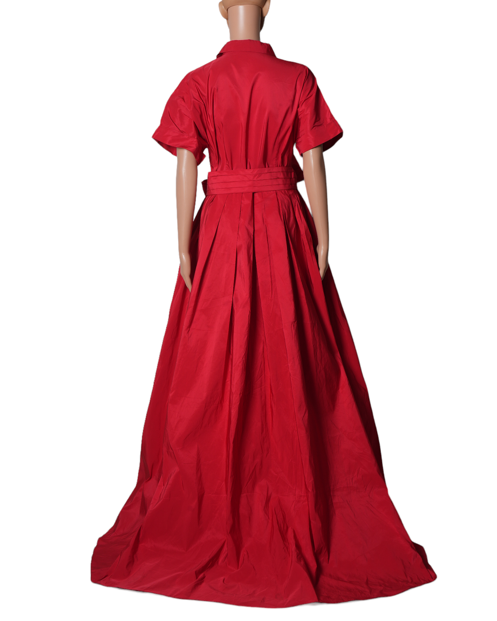 ⁠Carolina Herrera Taffeta Shirt Dress