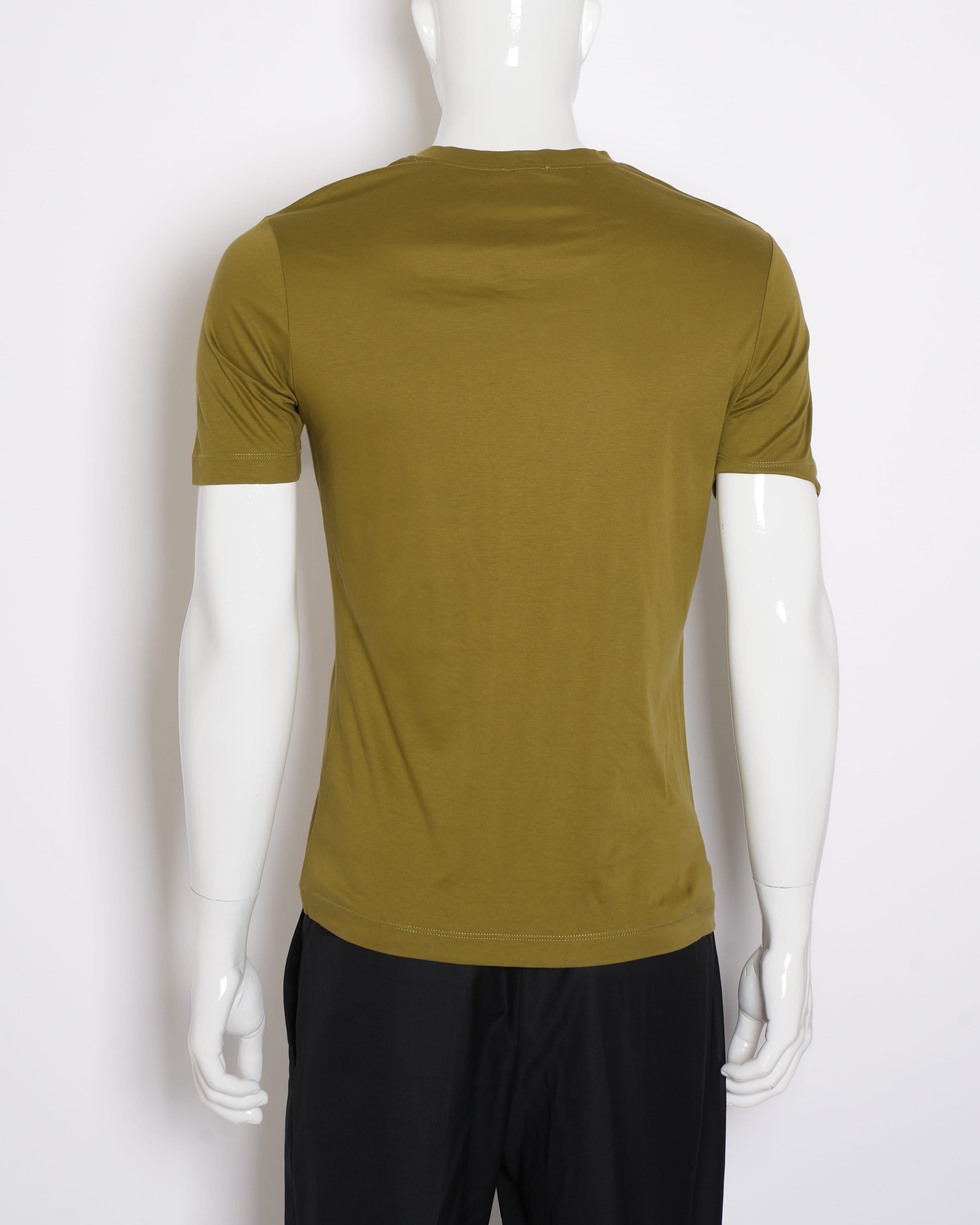 Giorgio Armani Men's T-shirt in Olive Green