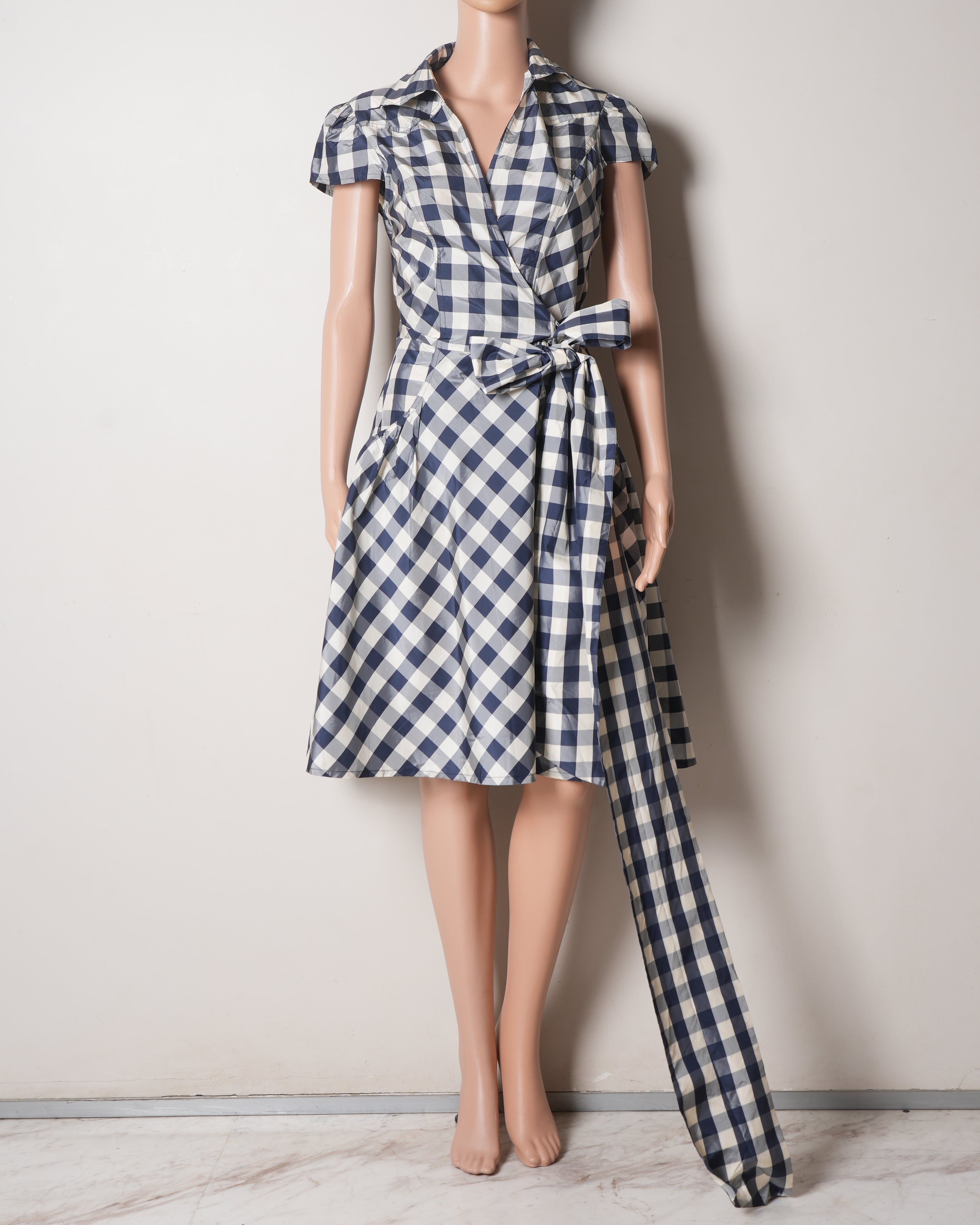 DVF Dress Plaid