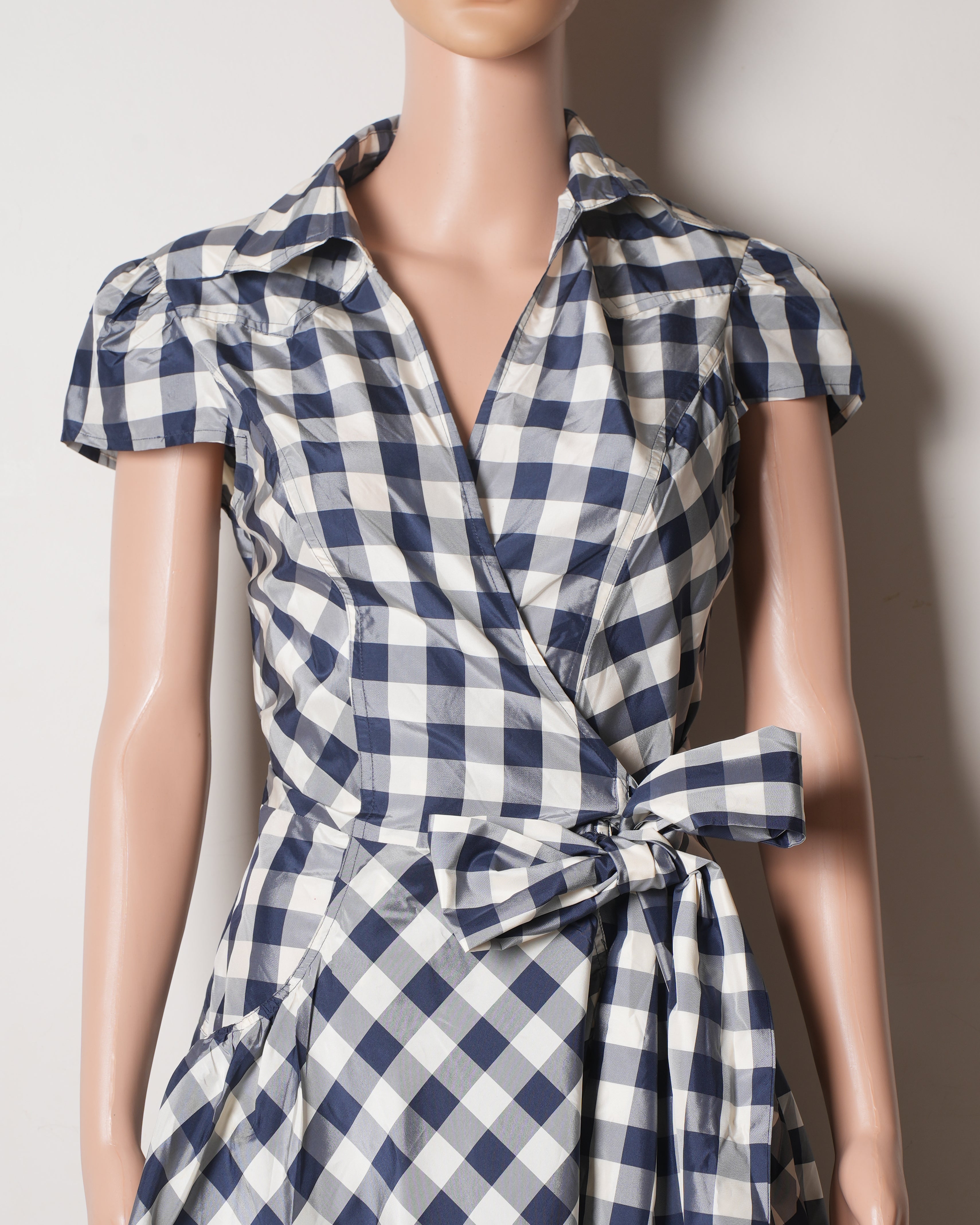 DVF Dress Plaid