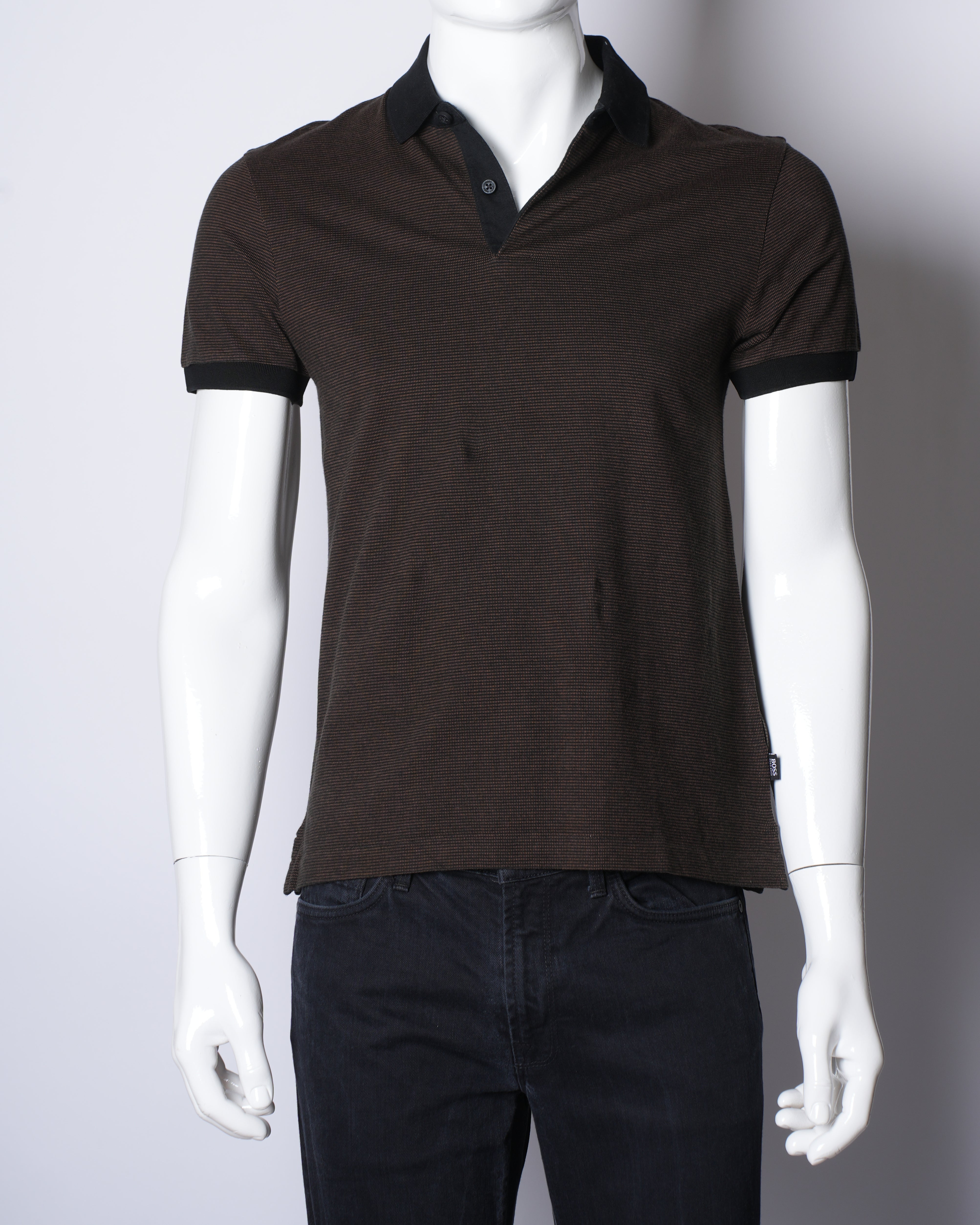 Boss brown  polo tshirt