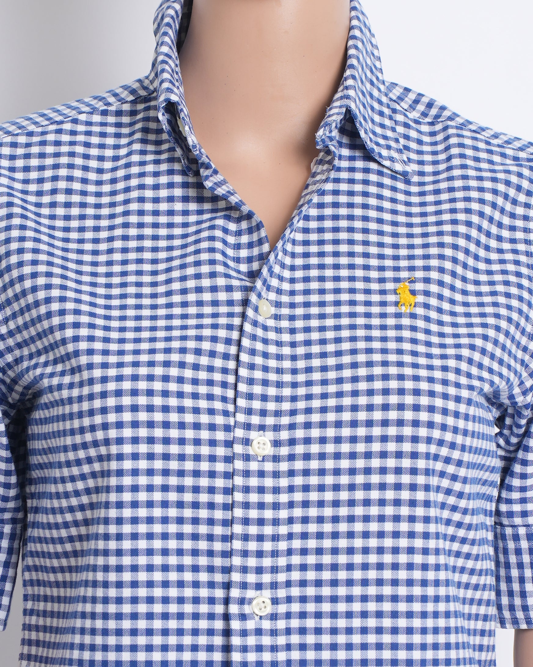 Ralph Lauren Blue Gingham Check Shirt