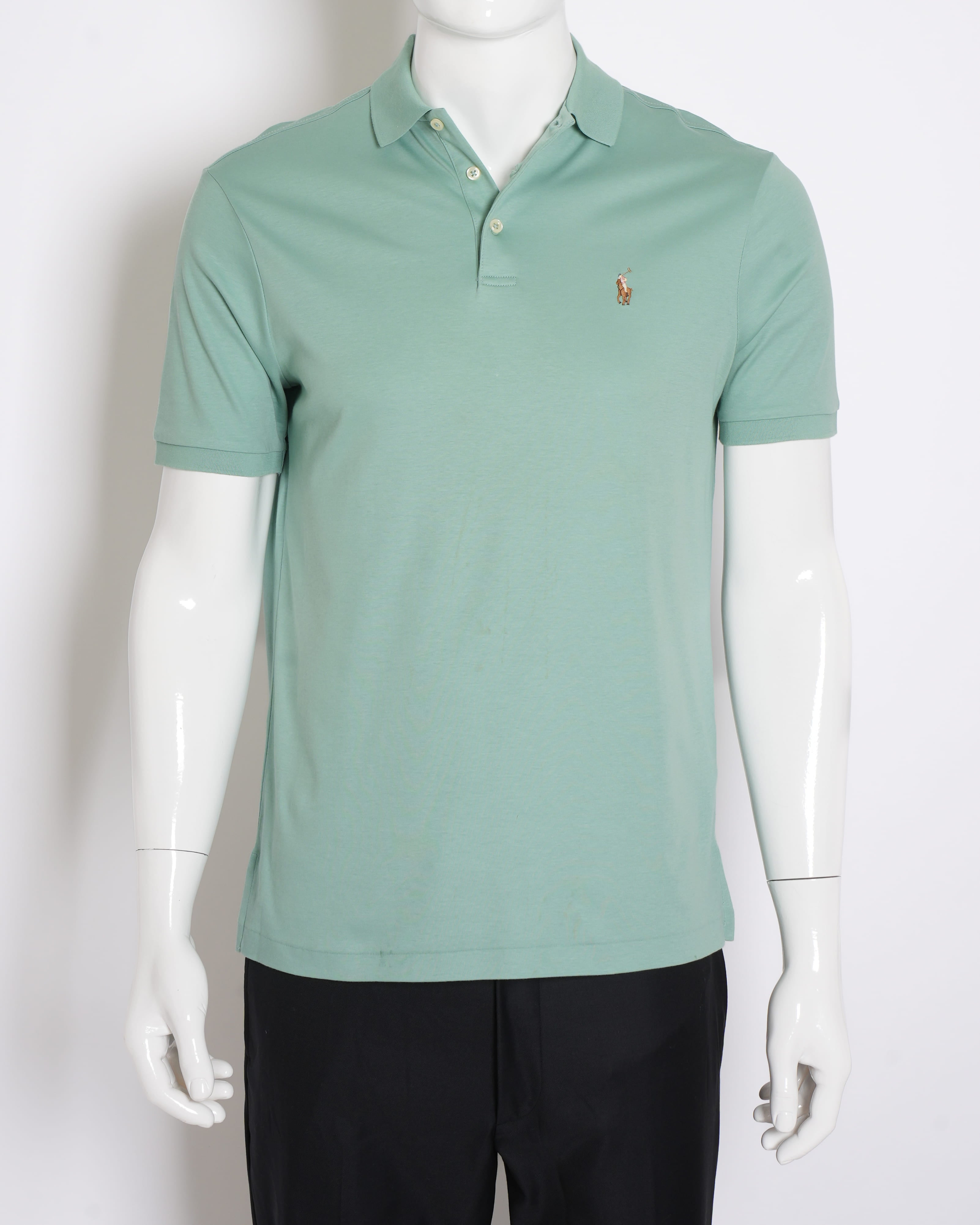 Polo By Ralph Lauren Classic Fit Sage Green Polo T-shirt