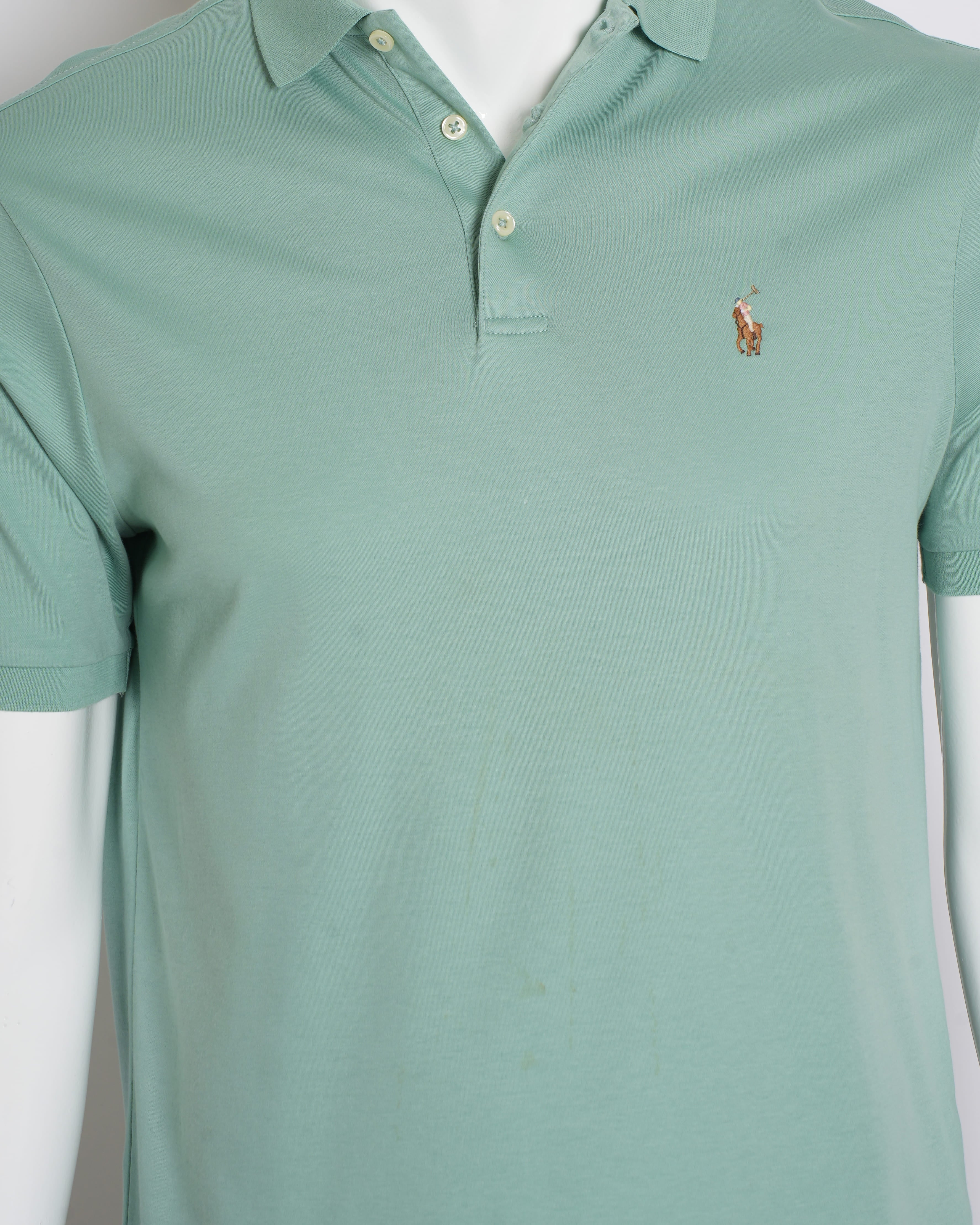 Polo By Ralph Lauren Classic Fit Sage Green Polo T-shirt