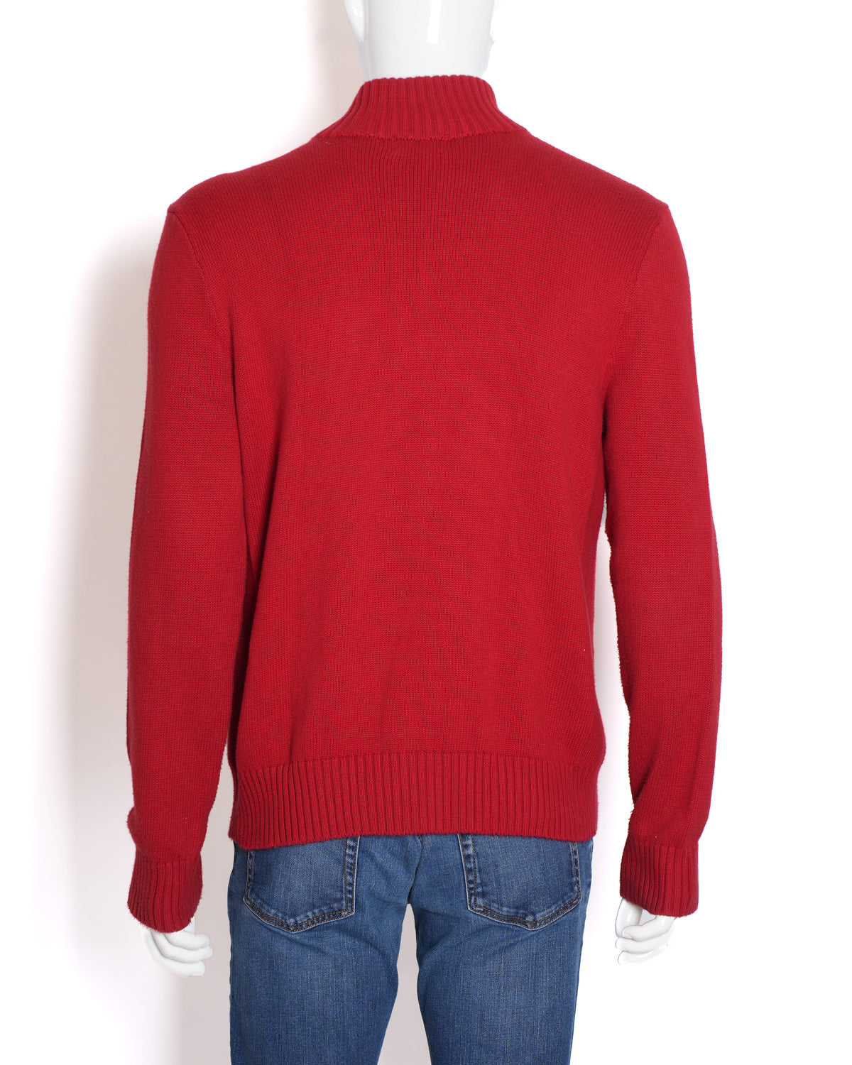 Polo Ralph Lauren Men's Zipper Sweater in Red